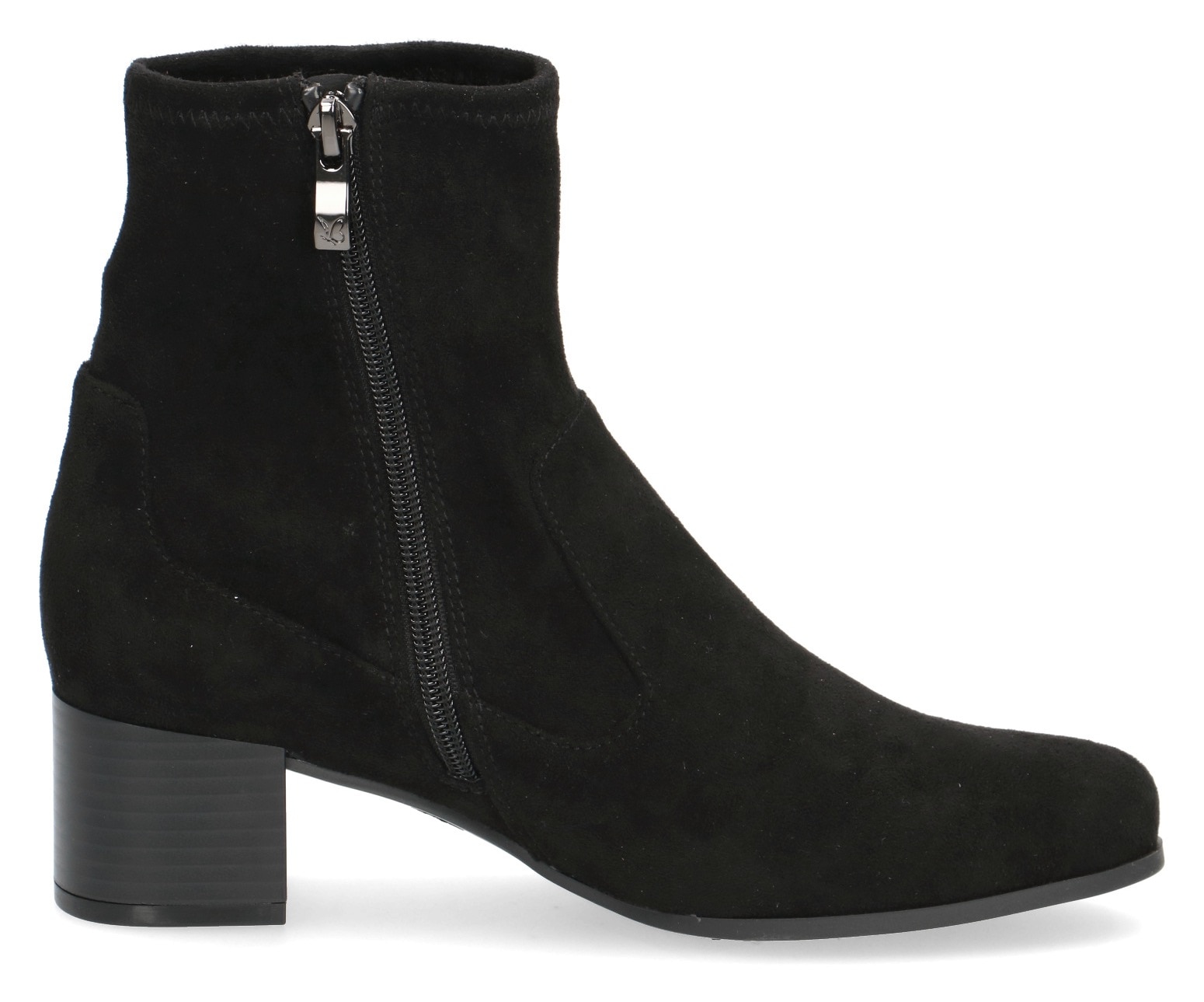 Caprice Stiefelette, Blockabsatz, Businessschuh mit praktischem Innenreissverschluss