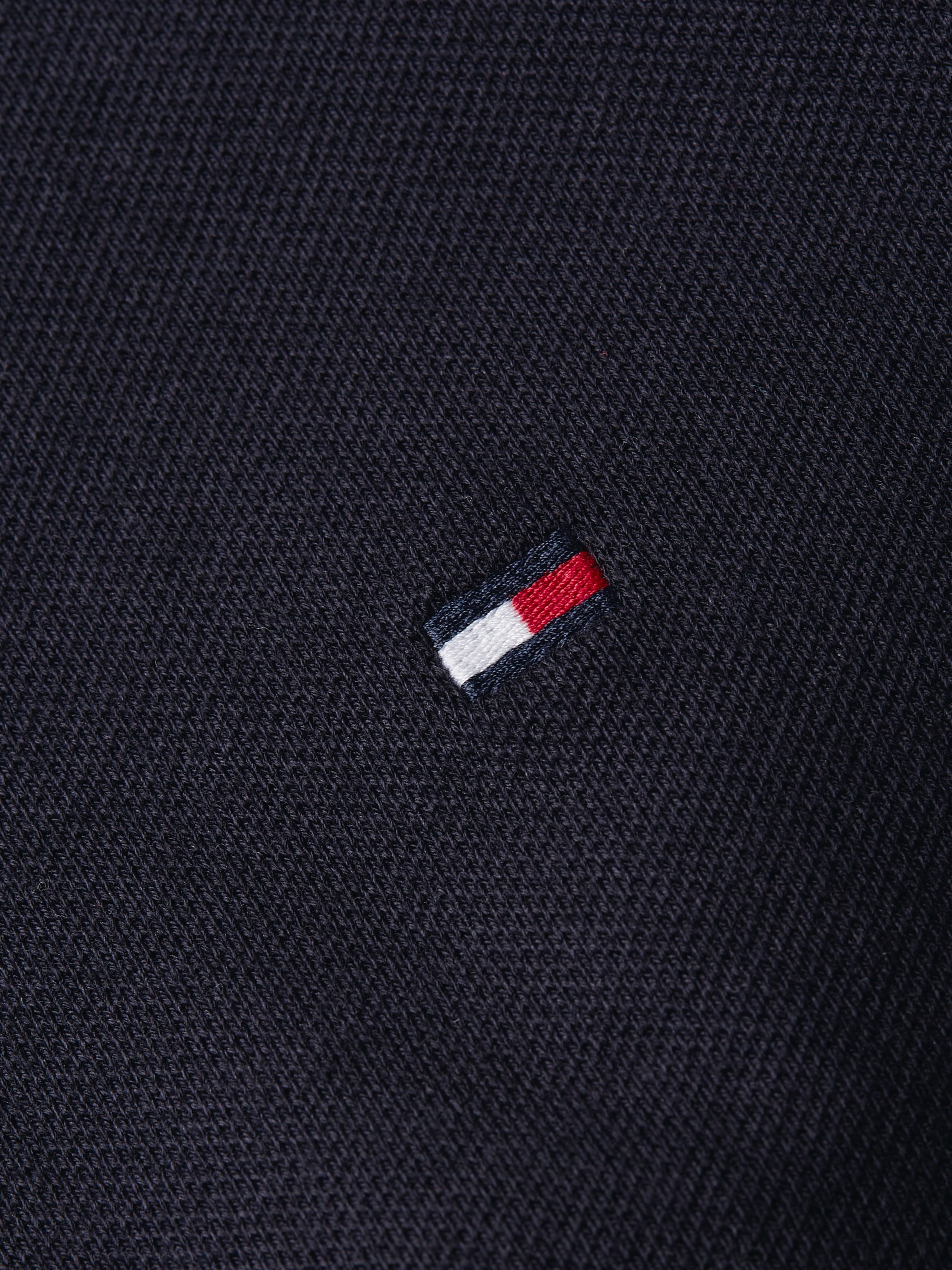 Tommy Hilfiger Poloshirt »MONOTYPE Knopfleiste am FLAG SLIM mit Ausschnitt POLO«, CUFF Jelmoli-Versand | FIT kaufen online