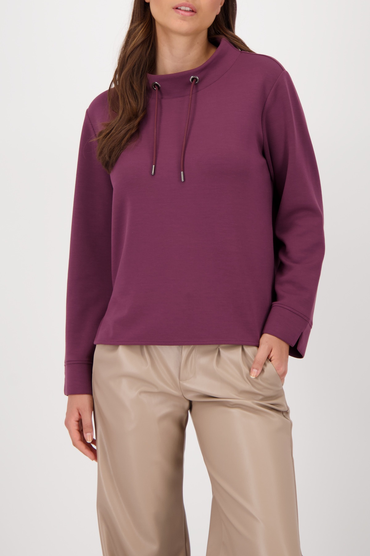 Monari Sweatshirt »Sweatshirt Basic Sweat«, Regular fit mit Rundhalsausschnitt