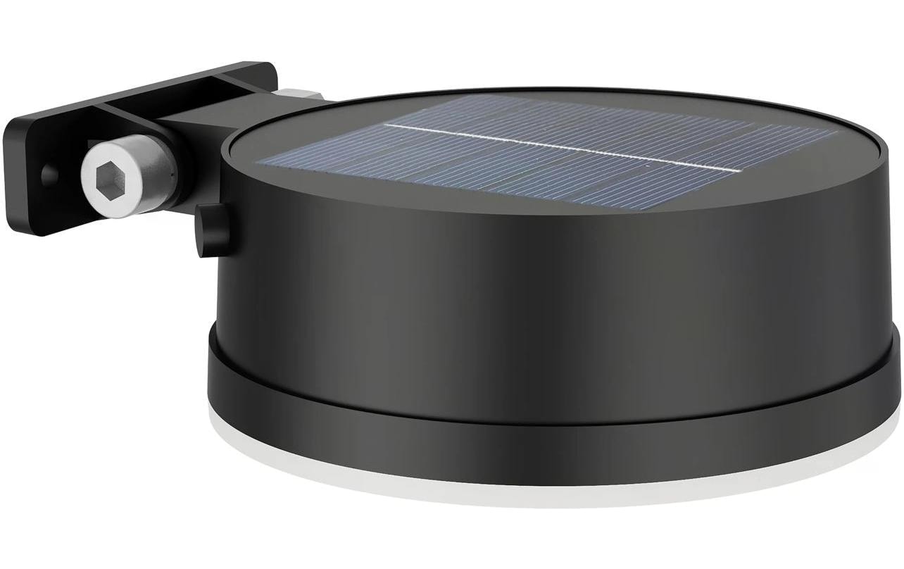 Philips Aussen-Wandleuchte »Solar Vynce rund, 2700K, schwarz«