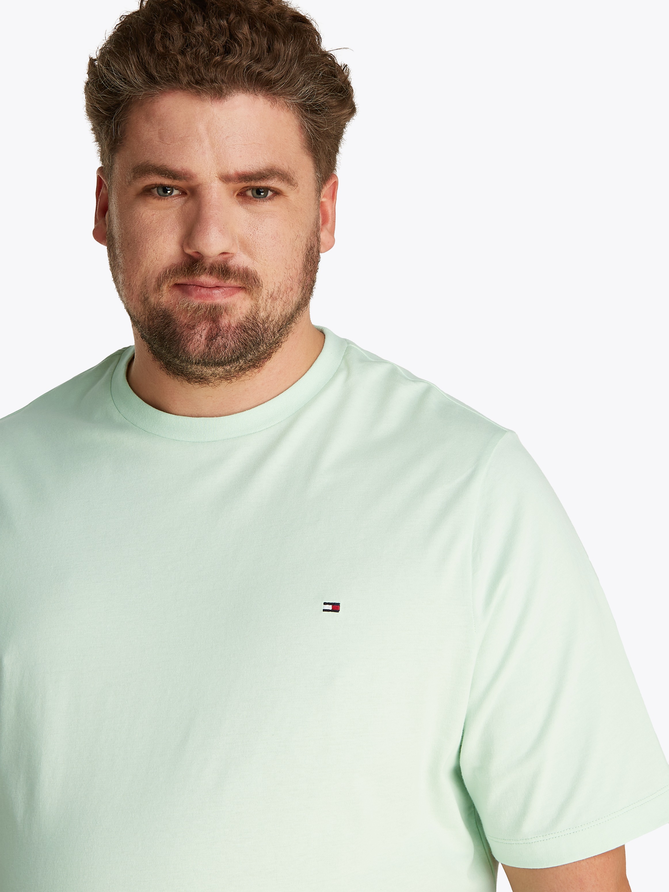Tommy Hilfiger Big & Tall T-Shirt »BT-ESSENTIAL REG FIT SOLID TEE-B«, Grosse Grössen