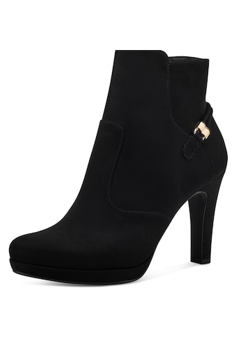 High-Heel-Stiefelette, mit Schmuckelement an der Ferse