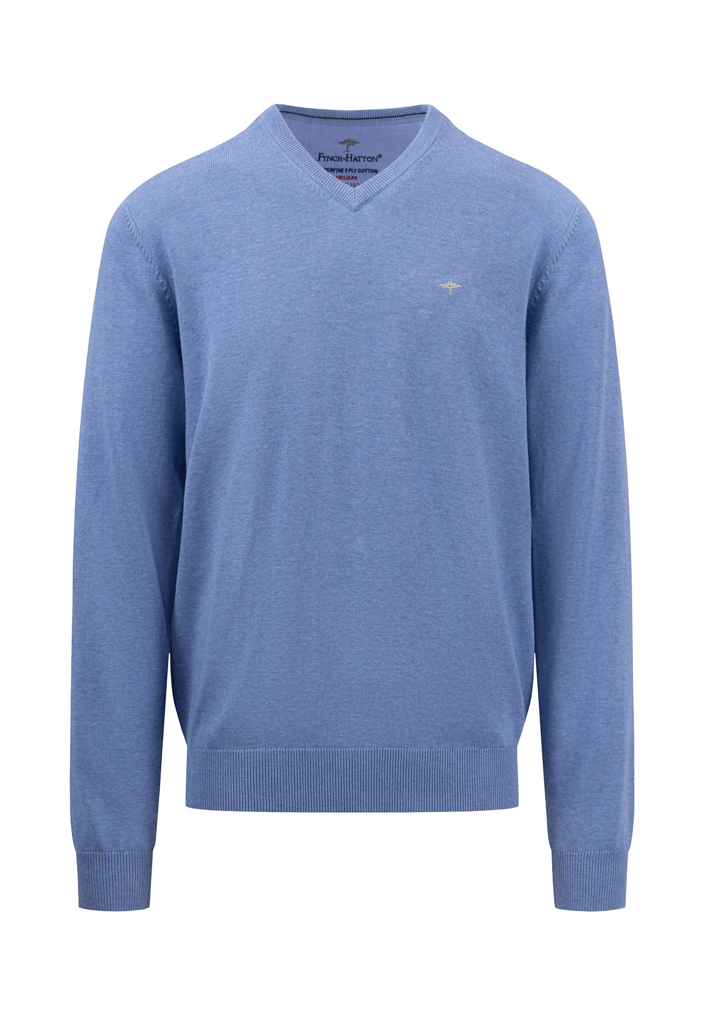 FYNCH-HATTON Strickpullover »FYNCH-HATTON Pullover mit V-Kragen« mit V-Ausschnitt