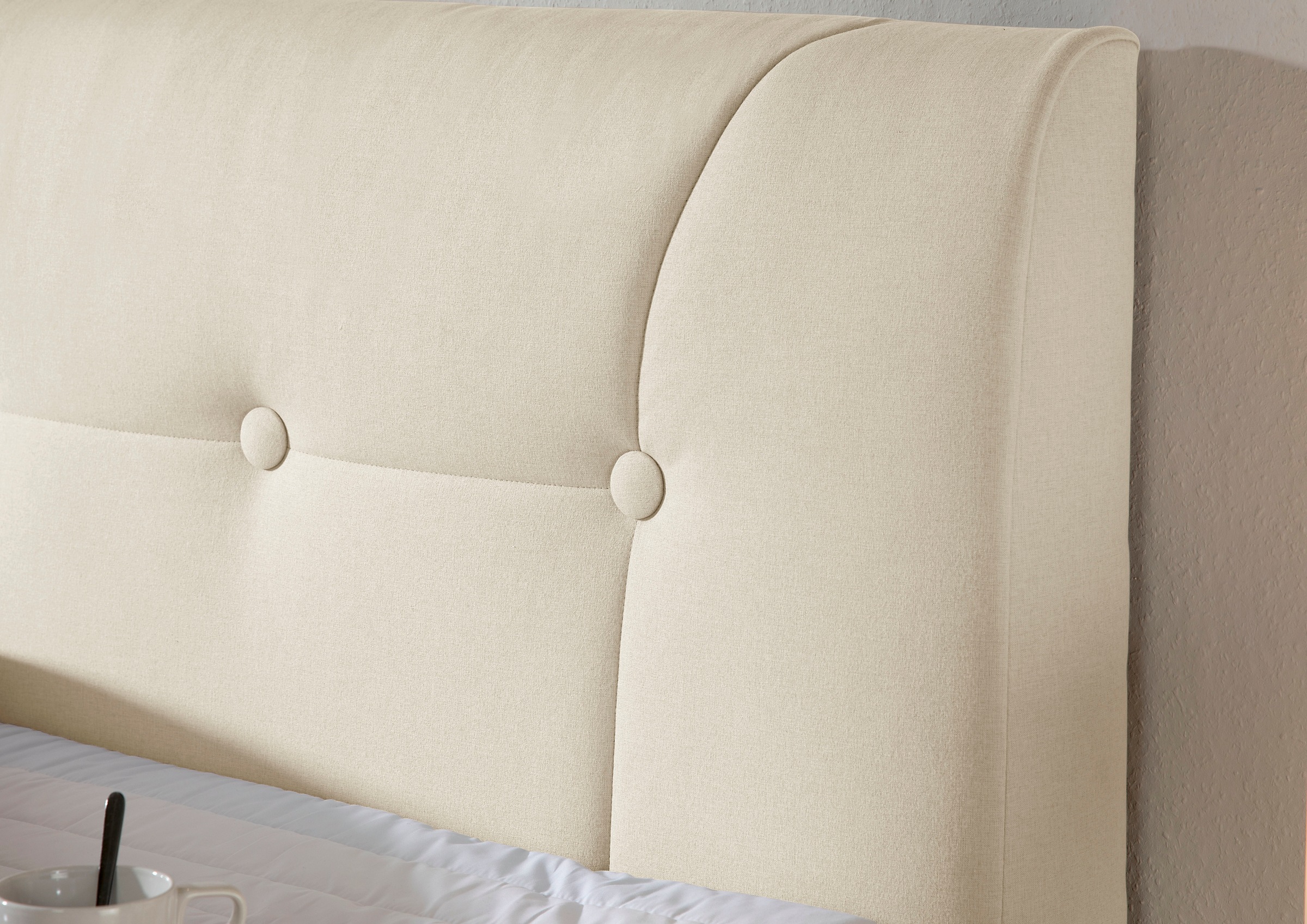 Home affaire Boxspringbett "Calloway" inkl. Topper, XXL-Ausführung, in 4 Farben, 5 Breiten, 3 Matratzenarten