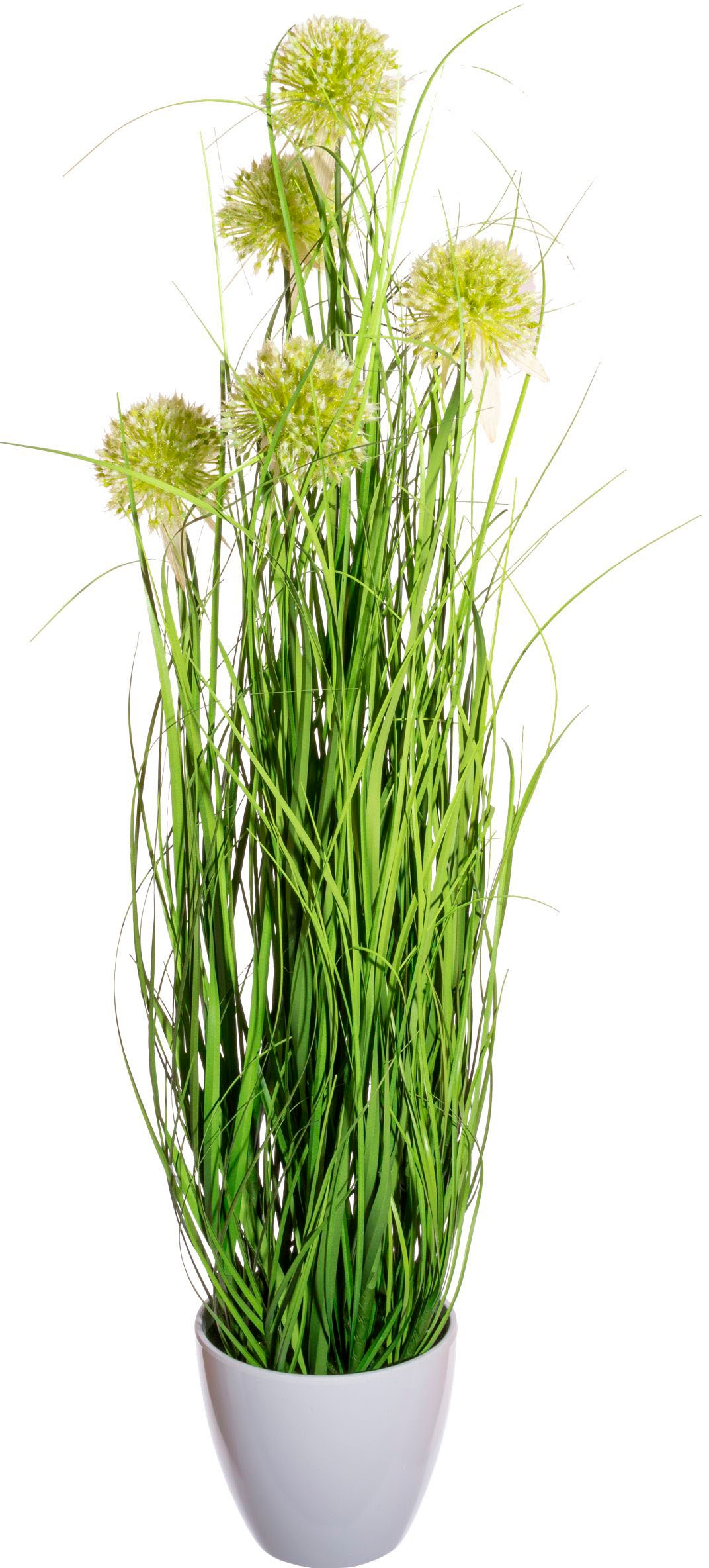 Creativ green Kunstgras »Grasbusch mit Allium«