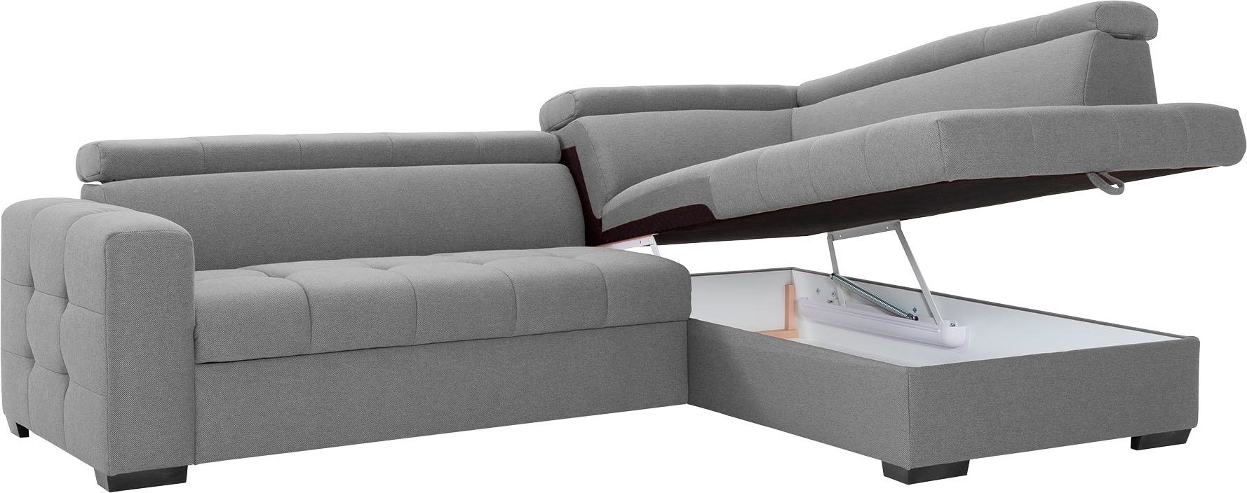 und fashion Wahlweise mit sofa Bettfunktion Sitzbereich, Steppung | Jelmoli-Versand - Bettkasten »Otusso«, im online exxpo bestellen Ecksofa