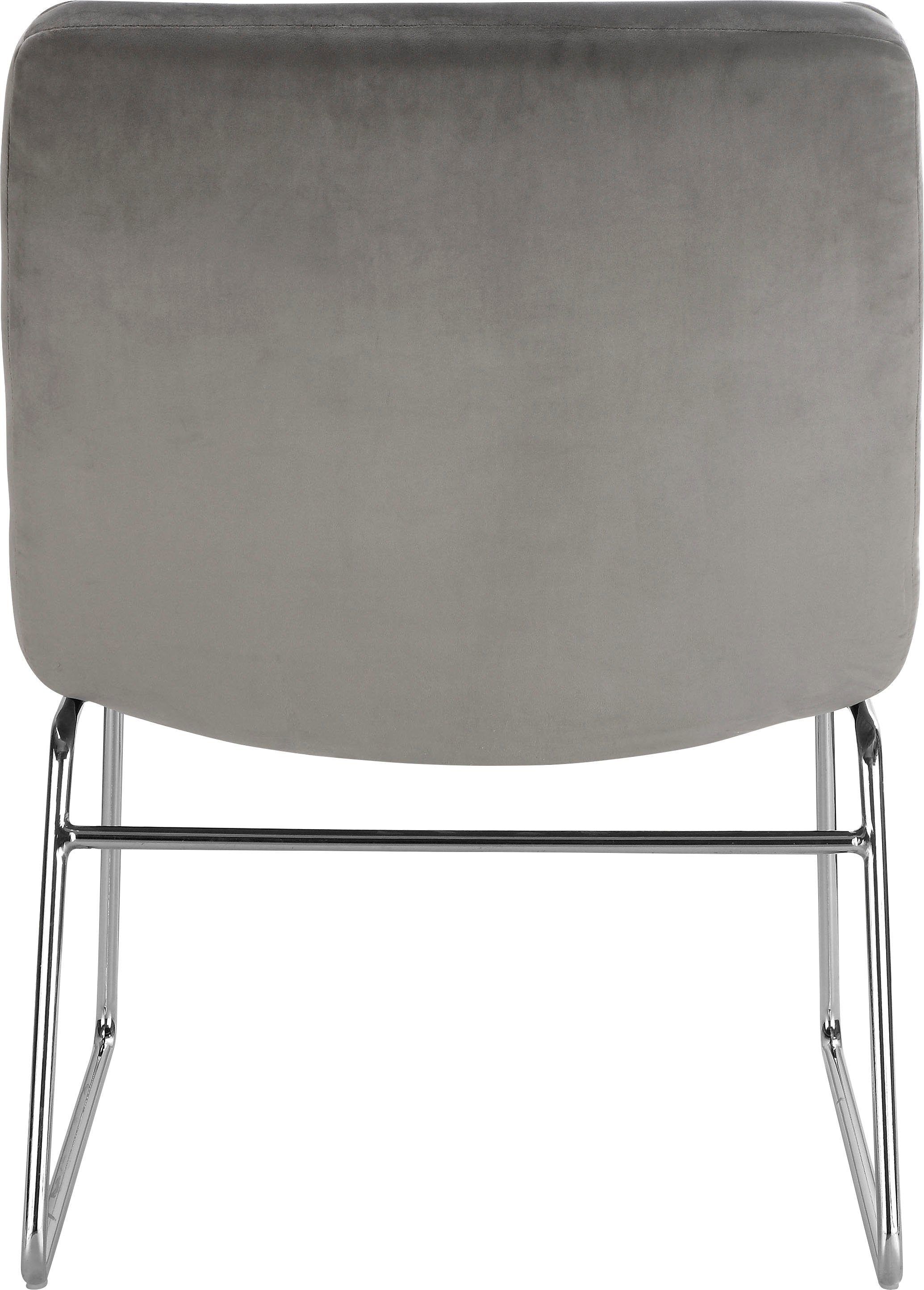 andas Sessel »Gil, Loungesessel Wohnzimmer,«, Samtvelours Bezug, in drei Farbvarianten, Sitzhöhe 47,5 cm
