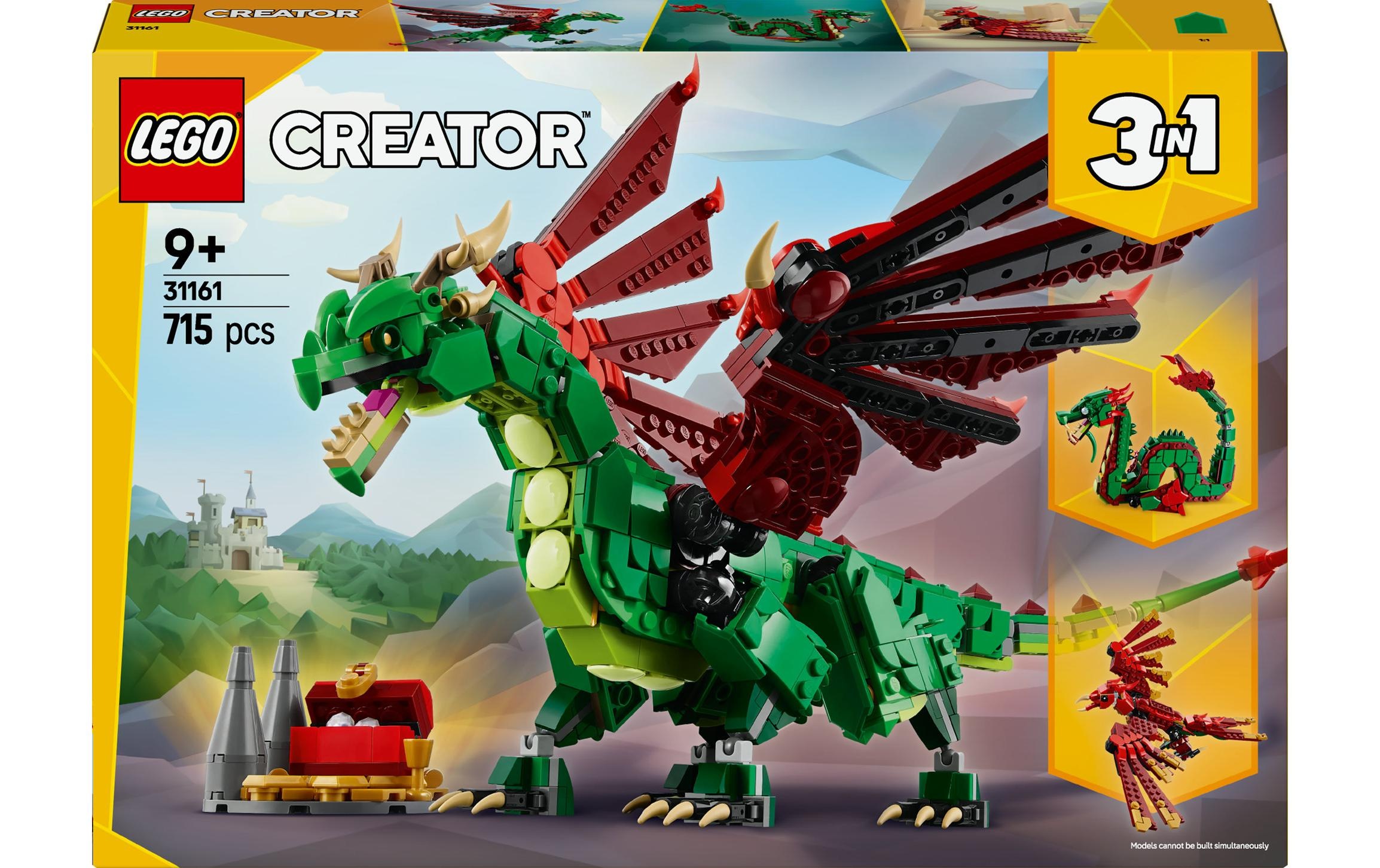 LEGO Spielbausteine "Creator Grüner Drache 31161"
