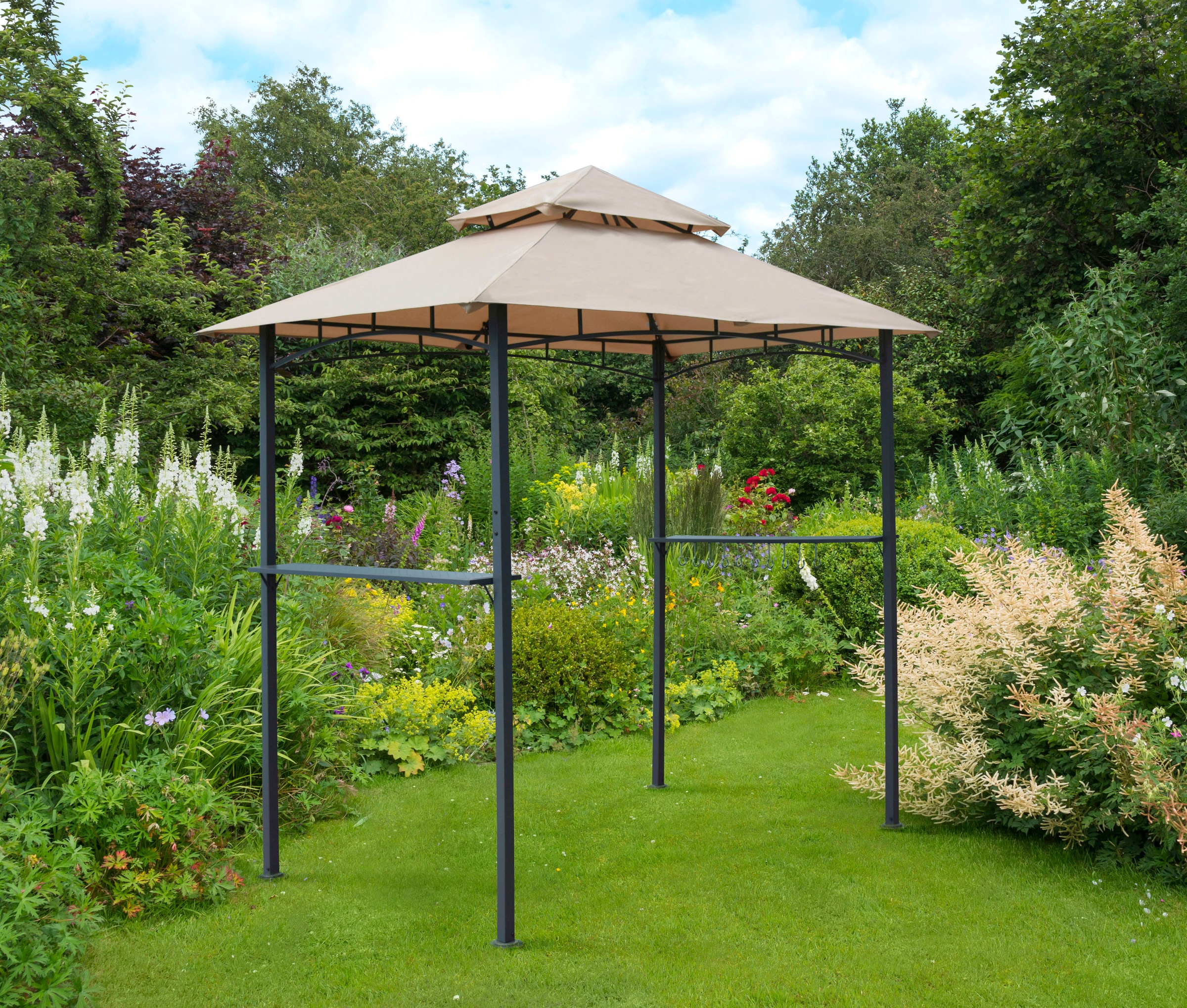 KONIFERA Grillpavillon »Porto«, BxTxH: 240x150x251cm, verschiedene Farben