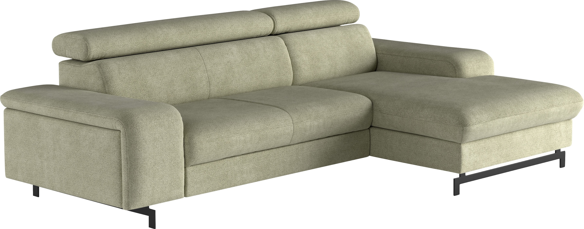 COTTA Ecksofa »Emma L-Form«, mit Kopfteilverstellung, wahlweise mit Bettfunktion & Bettkasten