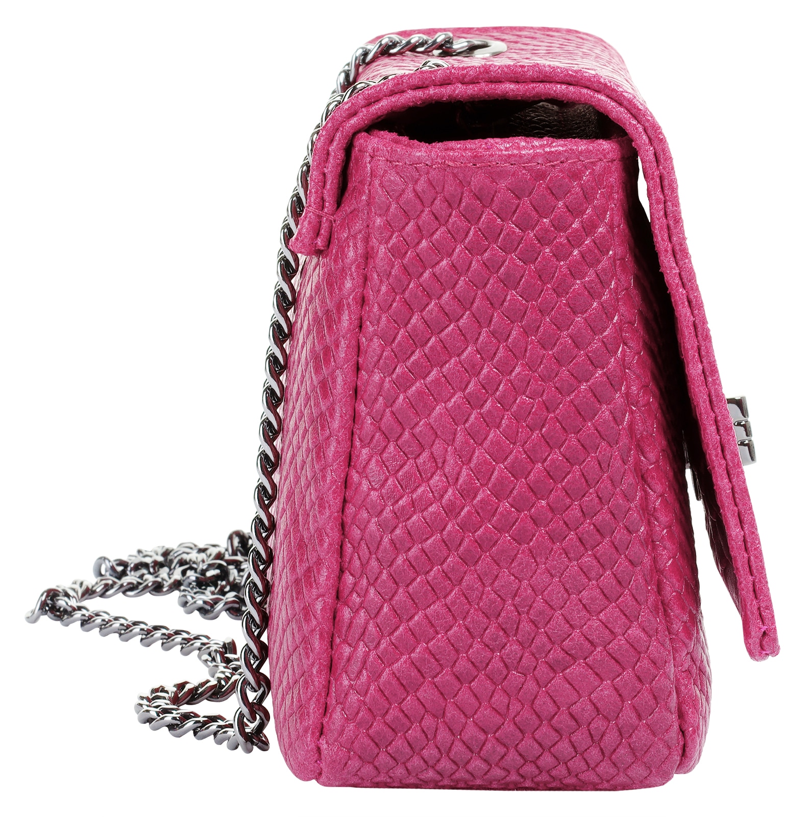 Cluty Umhängetasche, echt Leder, Made in Italy