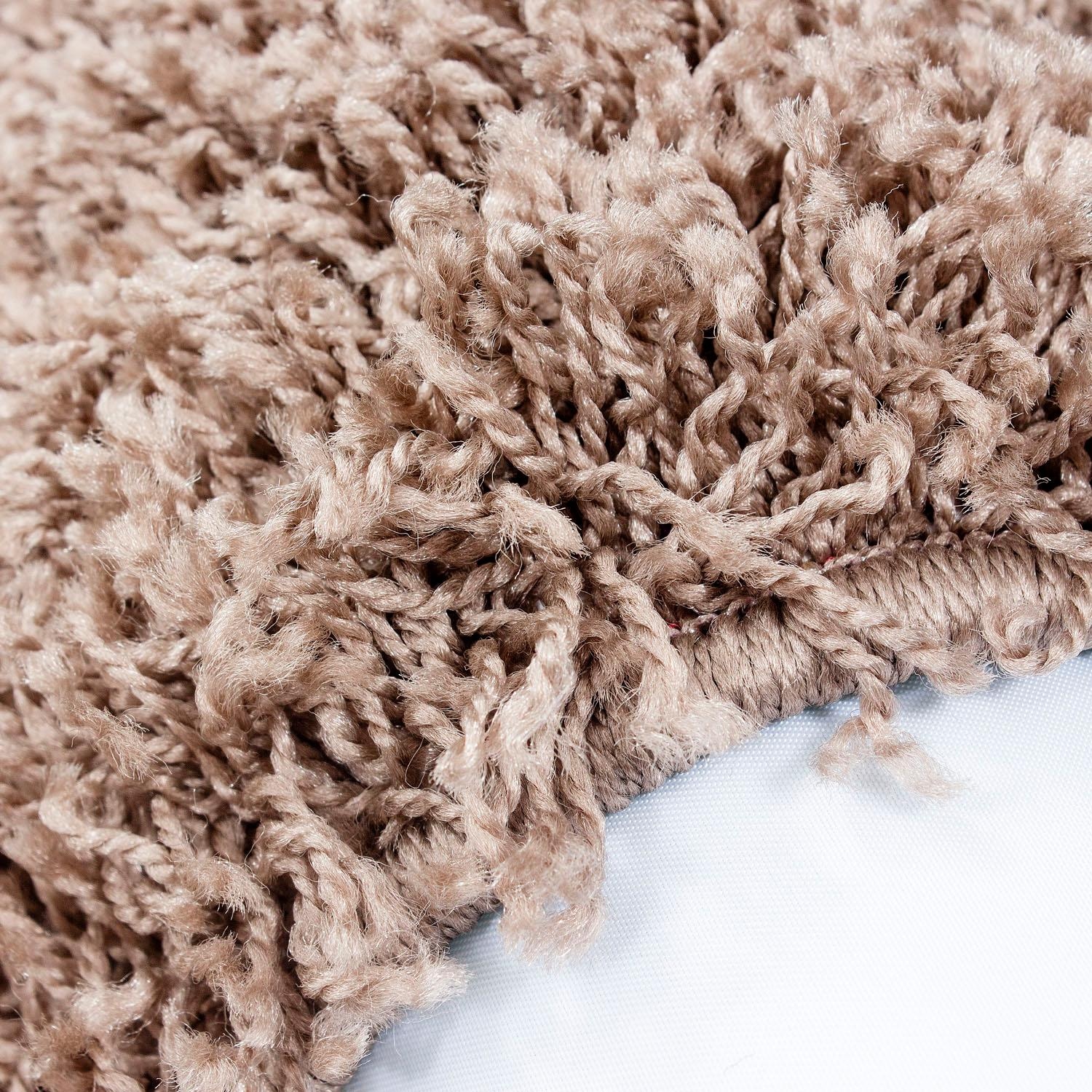 Ayyildiz Teppiche Hochflor-Teppich »Life Shaggy 1500«, rund, 30 mm Höhe, auch in rechteckig, Wohnzimmer, Langflor, grosse Farbauswahl