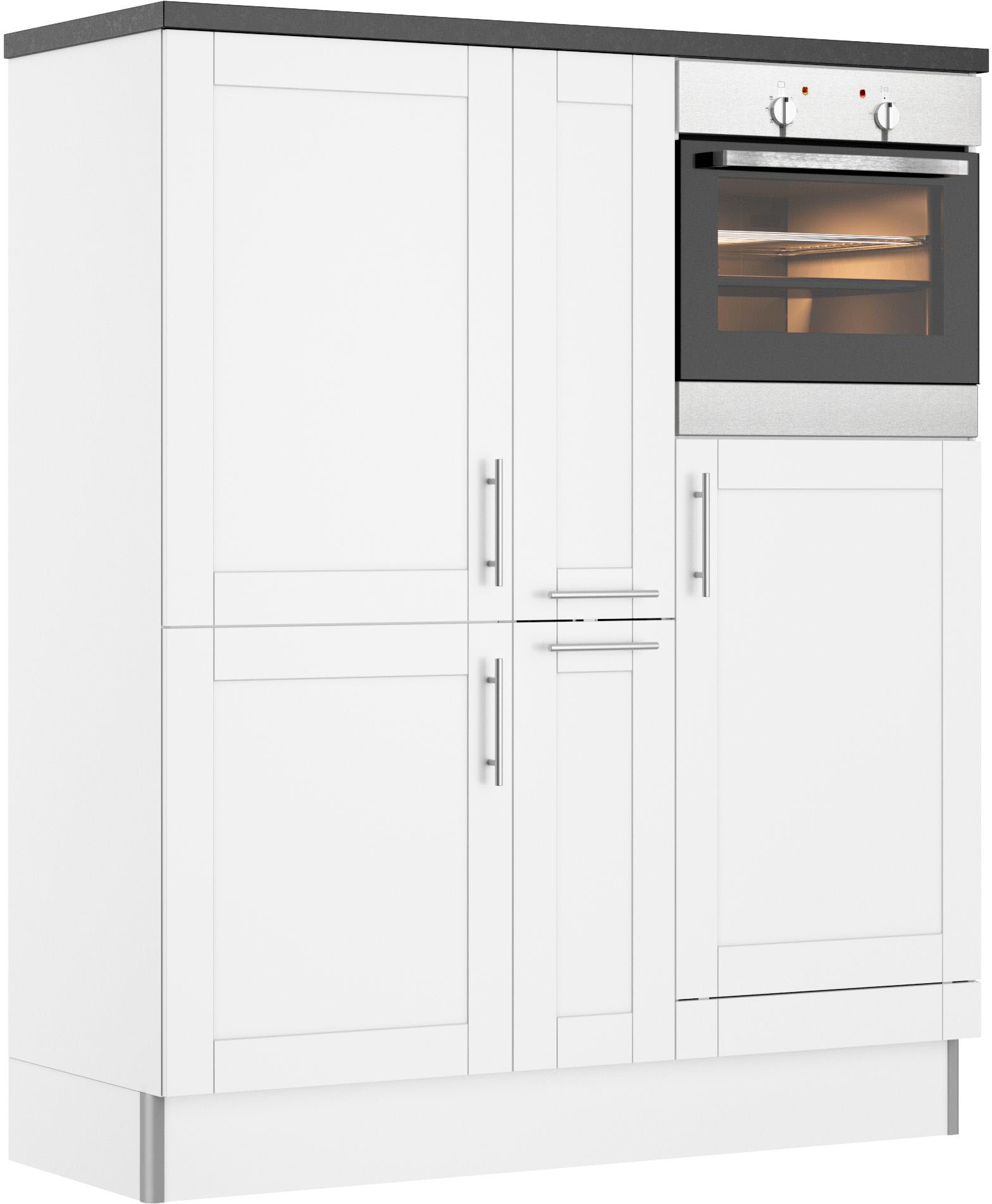 OPTIFIT Pantryküche »Ahus«, Breite 150 cm,wahlweise mit E-Geräten,Soft-Close-Funktion