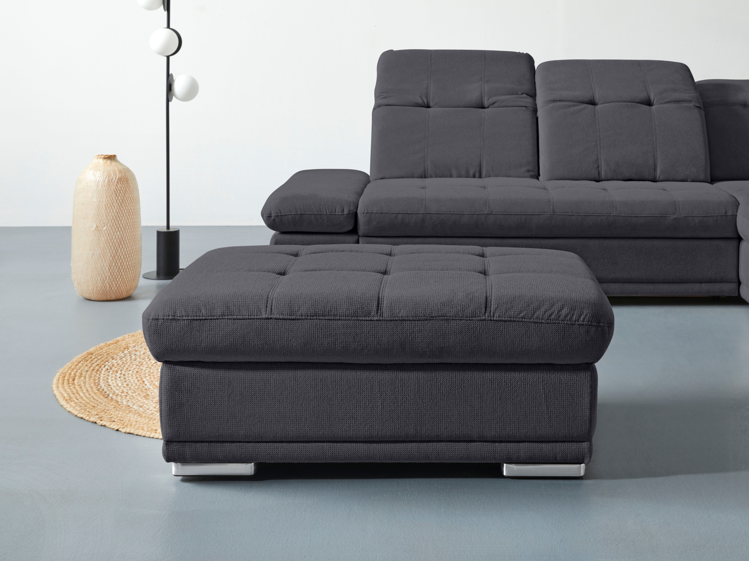 COTTA Hocker "Holiday" 1 Stk. tlg. gemütlicher Hocker im modernen Design