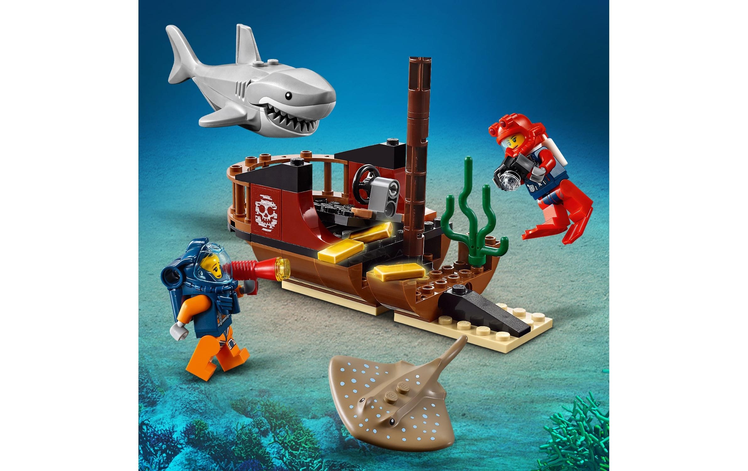 LEGO® Konstruktionsspielsteine »Meeresforschungsschiff 6«