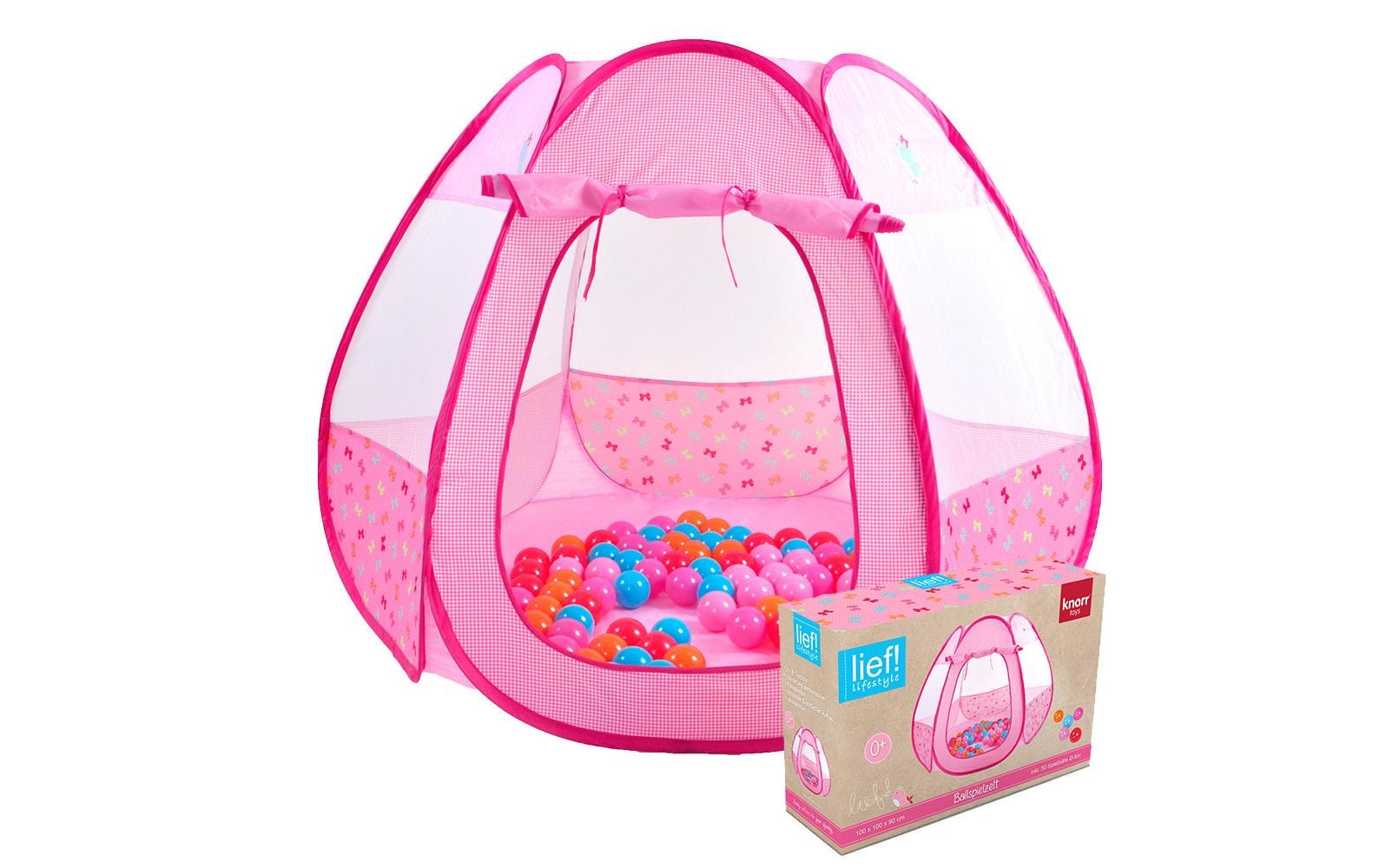Knorrtoys® Bällebad »Lief! Girls Ballspielzelt inkl. 50 Bälle«