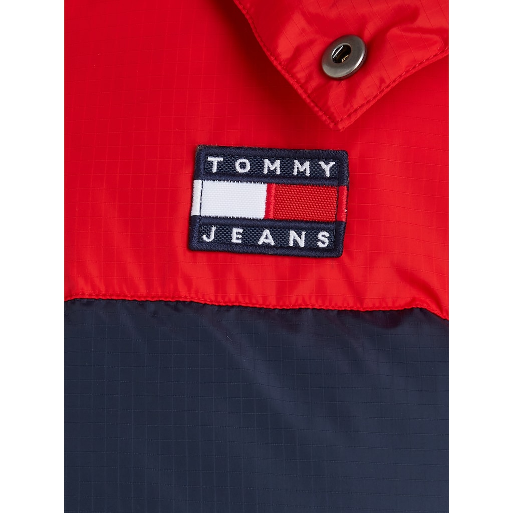 Tommy Jeans Steppjacke »TJM ALASKA COLORBLOCK PUFFER«, mit Kapuze