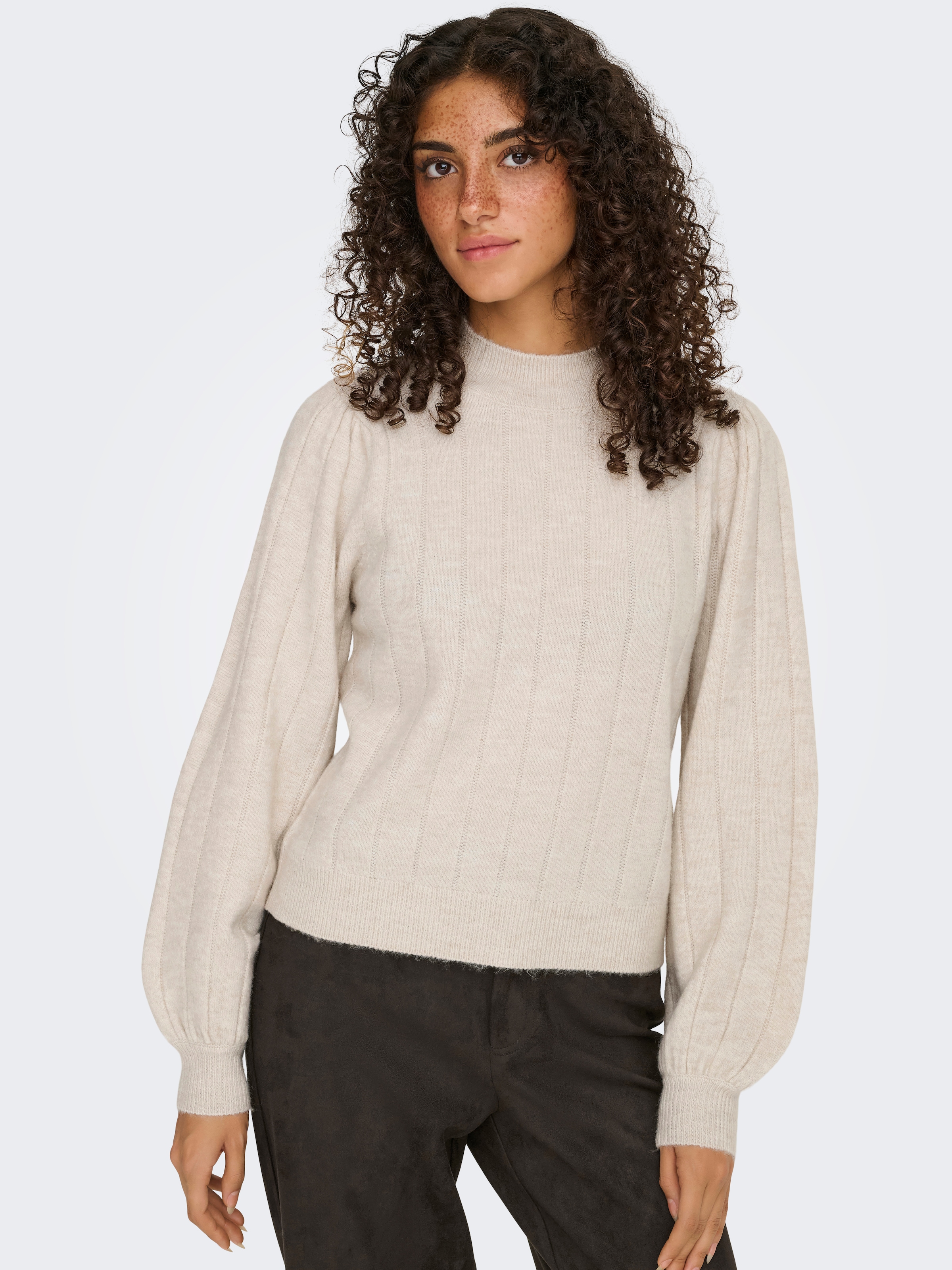 ONLY Strickpullover »ONLFIRENZE LS HIGHNECK PULLOVER KNT NCA«