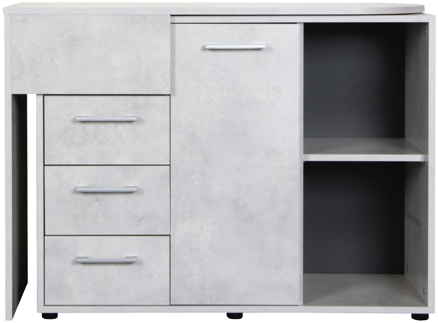 VOGL Möbelfabrik Schreibtisch »1246 mit schwenkbarer Tischplatte«, platzsparend, Breite 98-149 cm, Made in Germany