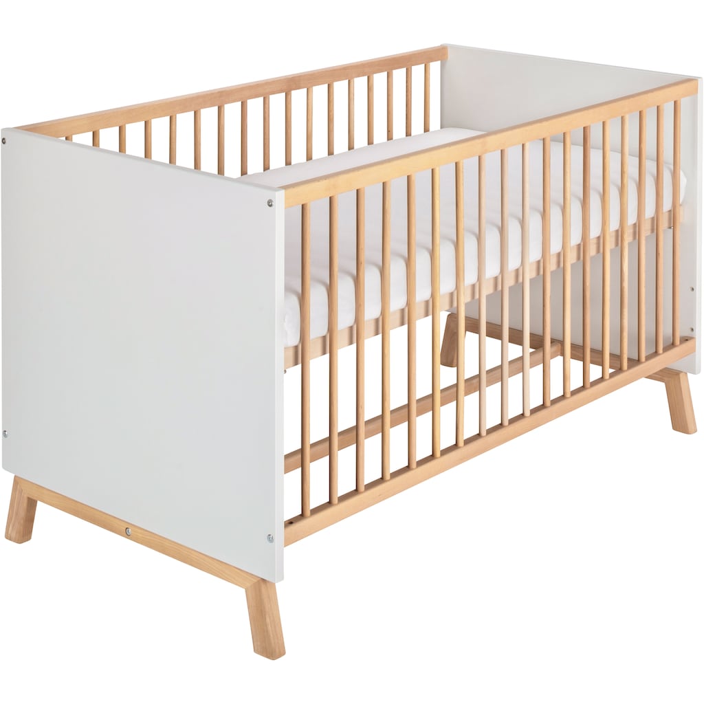 Schardt Babymöbel-Set »Sienna Grey«, (Spar-Set, 2 St., Kinderbett, Wickelkommode)