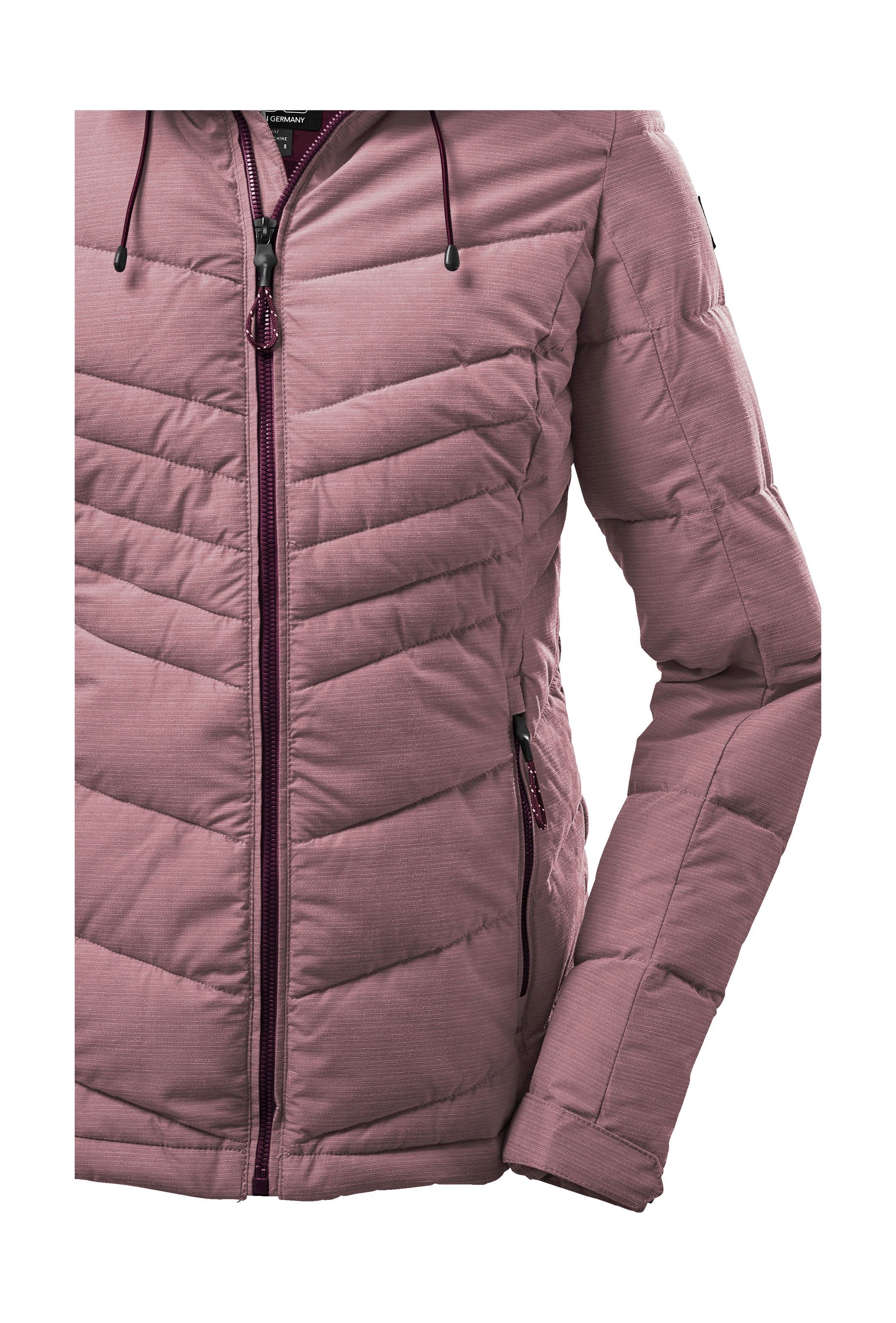 Killtec Steppjacke »KOW 149 WMN QLTD JCKT«, Wasser- und windabweisend, atmungsaktiv, abnehmbare Kapuze