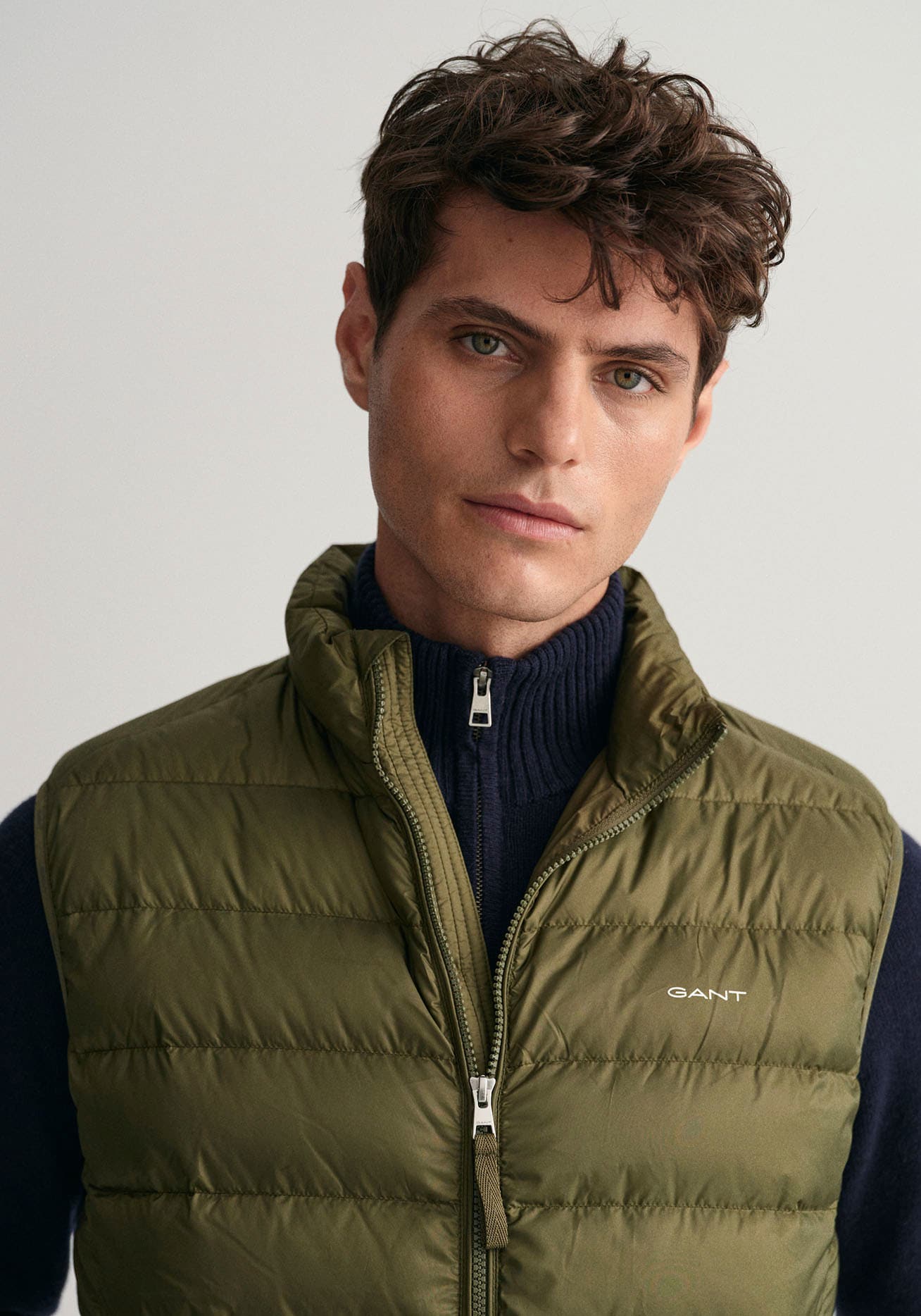 Gant Steppweste »LIGHT GILET«, im Streifen-Stepp-Look