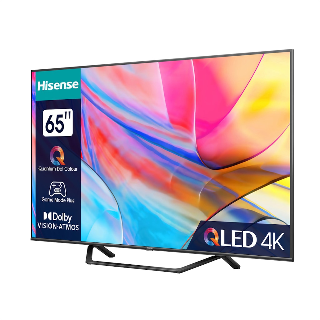Hisense QLED-Fernseher »Hisense TV 65A7KQ, 43", 4K, QLED«, 166 cm/65 Zoll