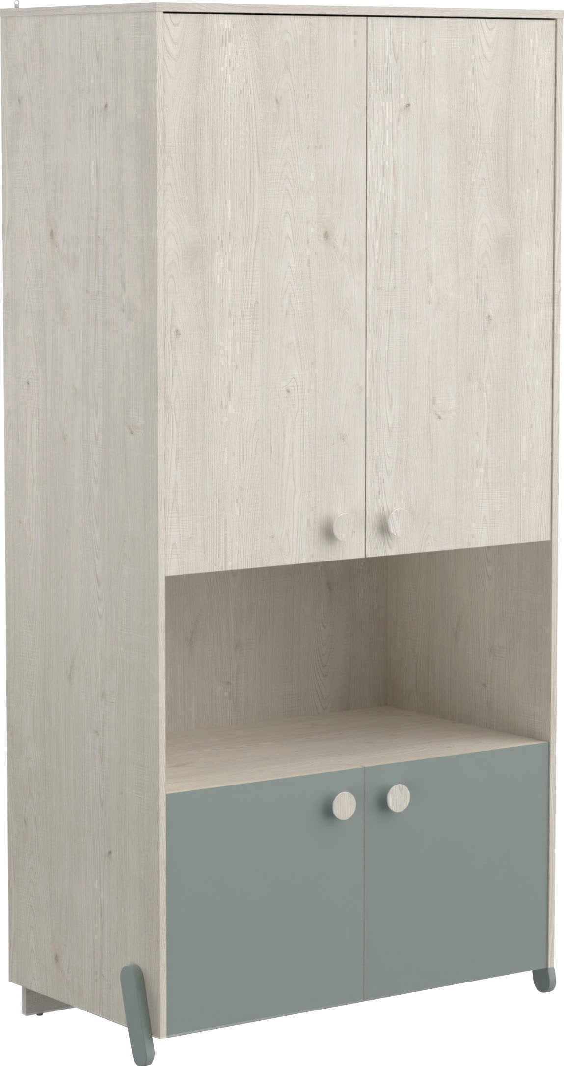 Demeyere GROUP Kleiderschrank »Ilian«, (Packung), modernes Design fürs Kinderzimmer, Kinderkleiderschrank