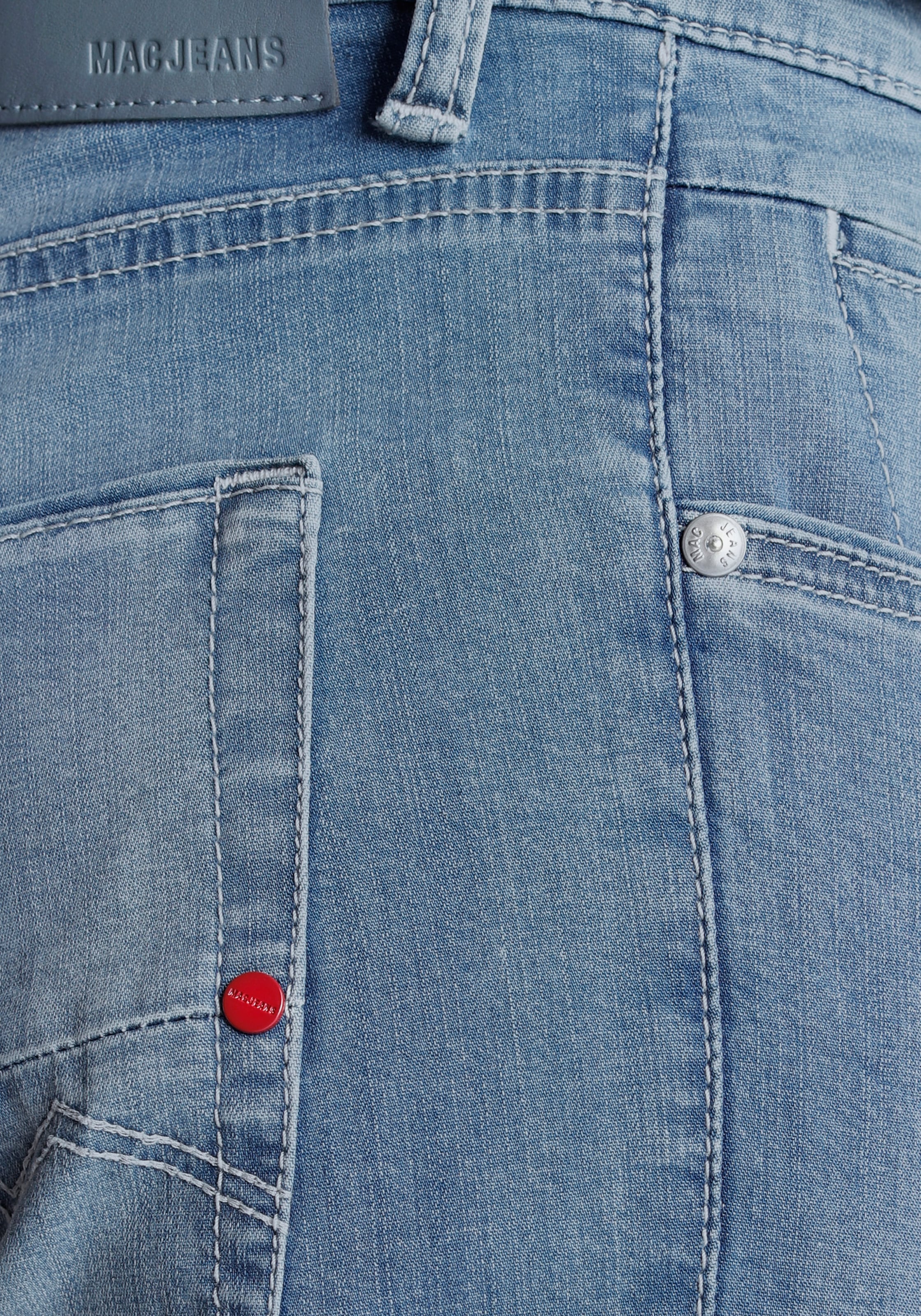 MAC Slim-fit-Jeans »Arne-Pipe light«, schmaler figurbetonender Schnitt