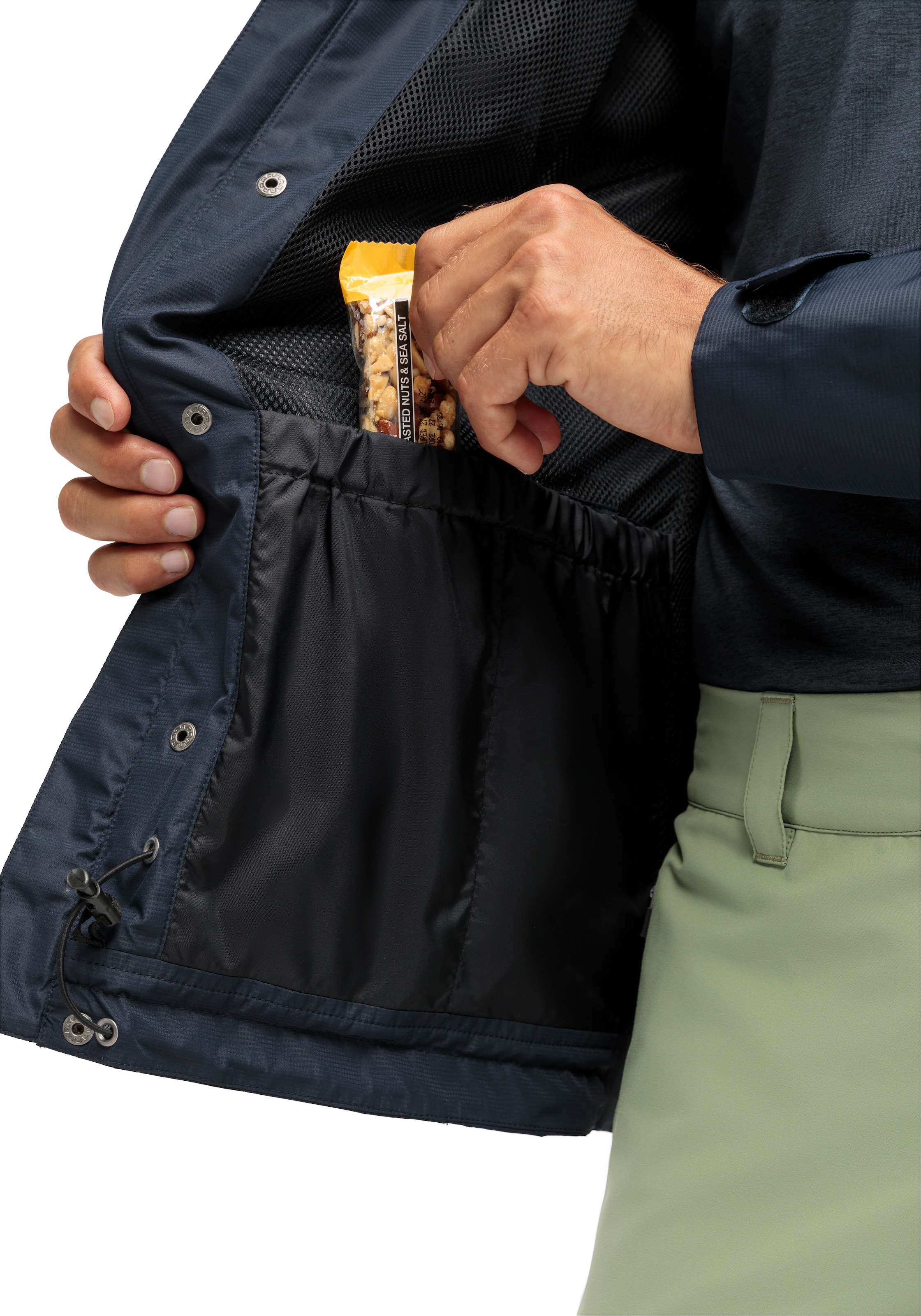 Maier Sports Outdoorjacke »Abbenstein M«, Herren Jacke wasserdicht, Funktionsjacke 2 Taschen aussen + Innentasche