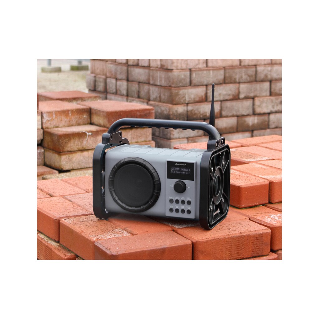 Soundmaster Baustellenradio »DAB80 G«, (Digitalradio (DAB+)-FM-Tuner)