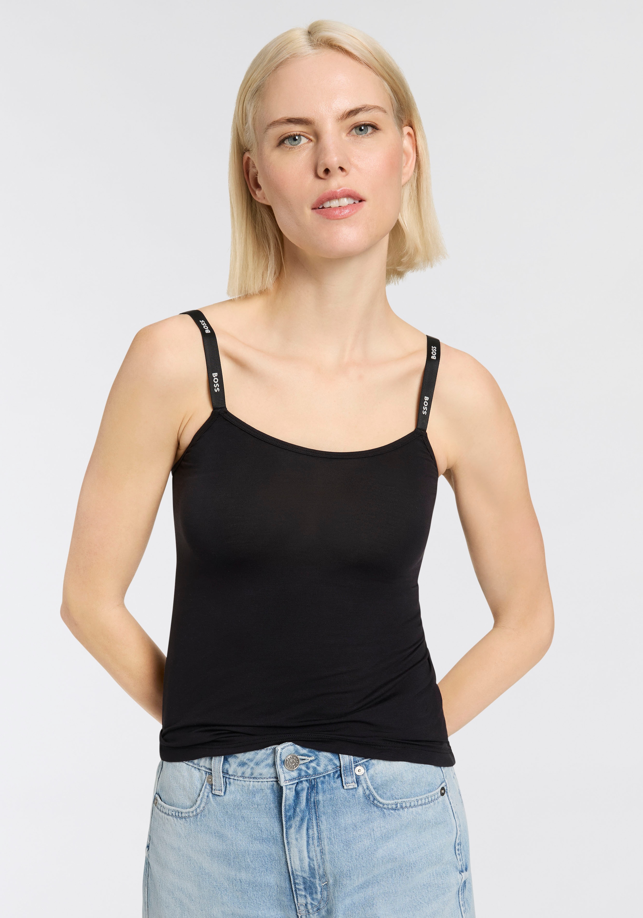 BOSS Tanktop »VEST CI 1« mit Rundhalsausschnitt