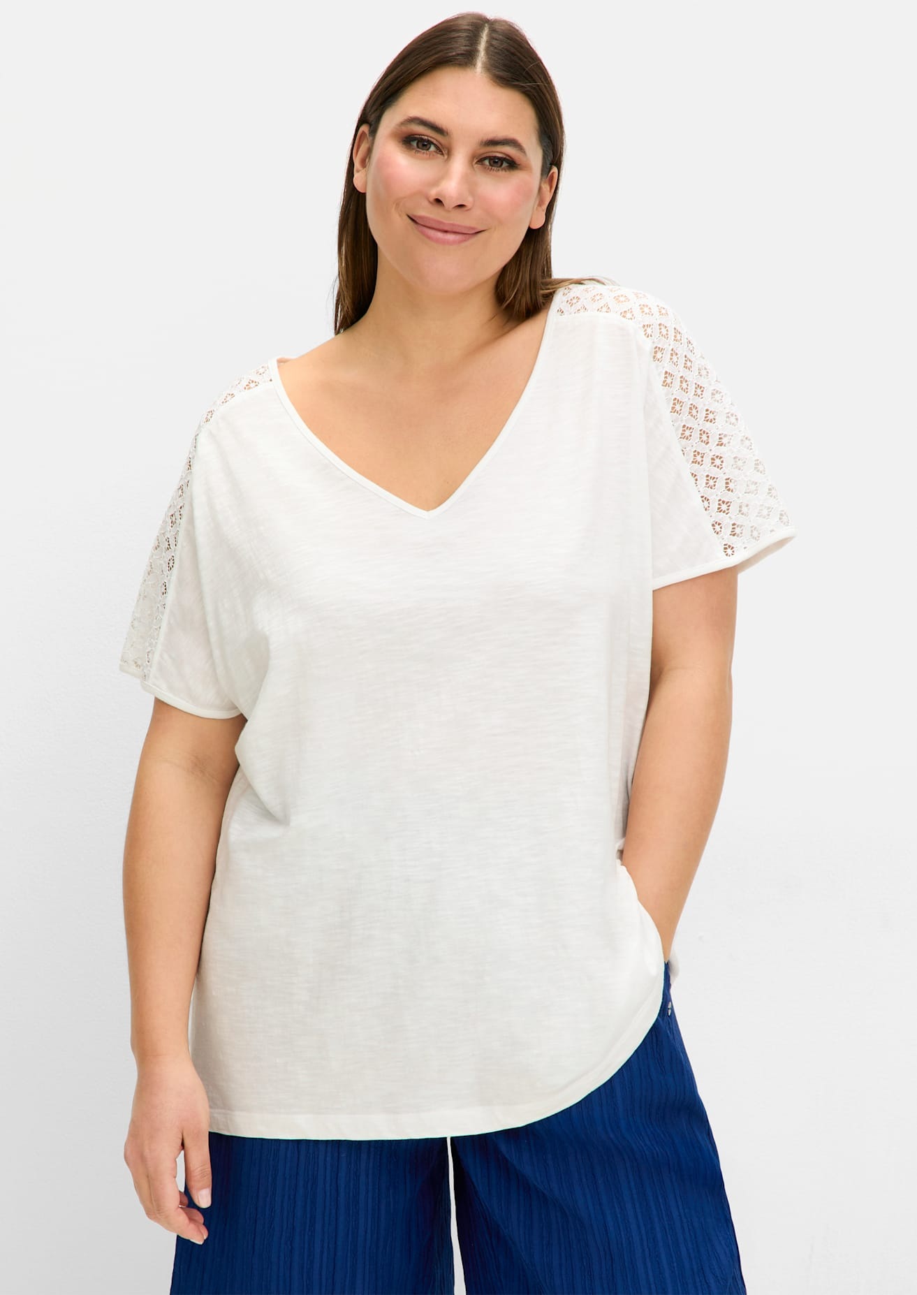 Sheego T-Shirt »Shirt«, (1 tlg.)