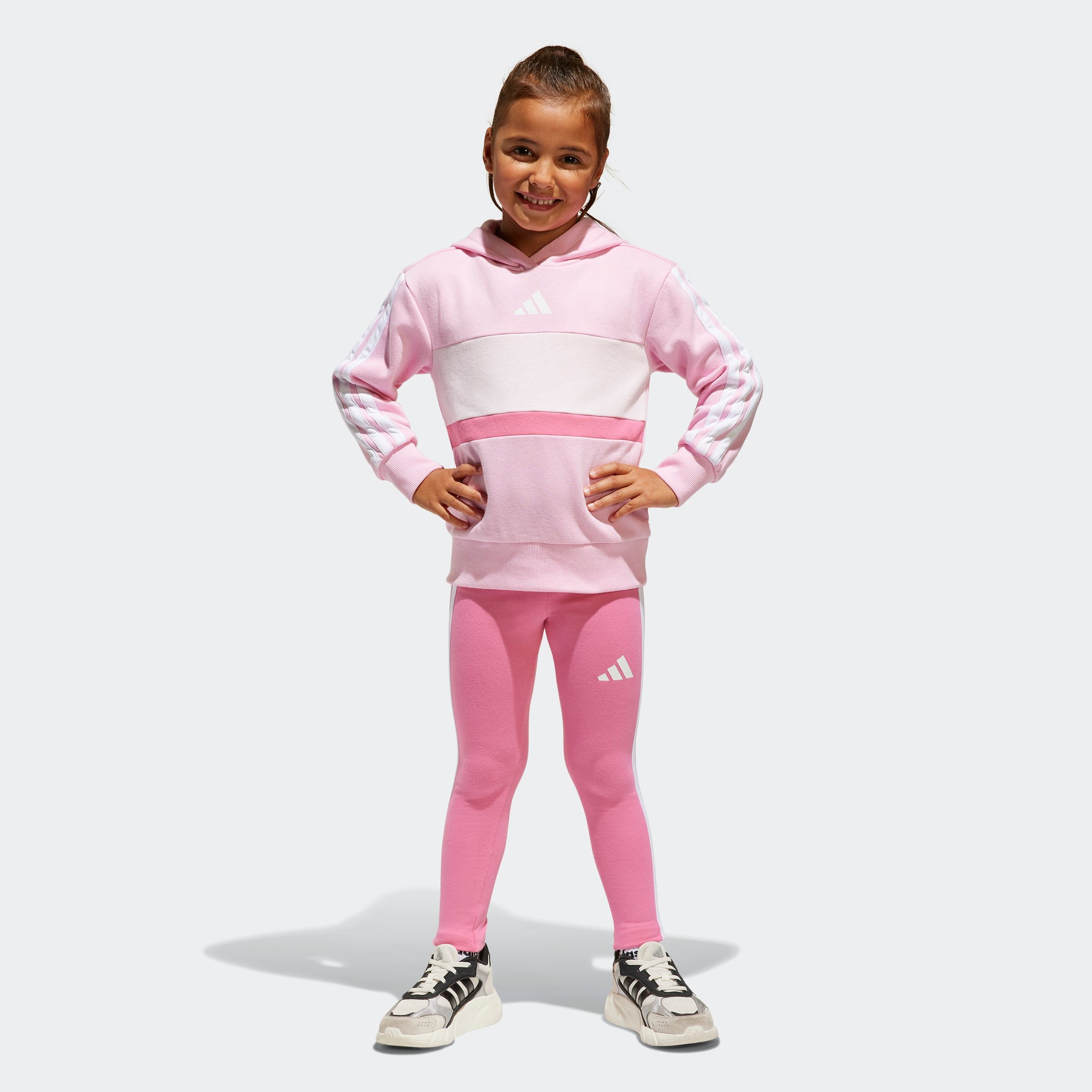 adidas Sportswear Trainingsanzug »LG 3S TIB FL ST«, (2 tlg.)