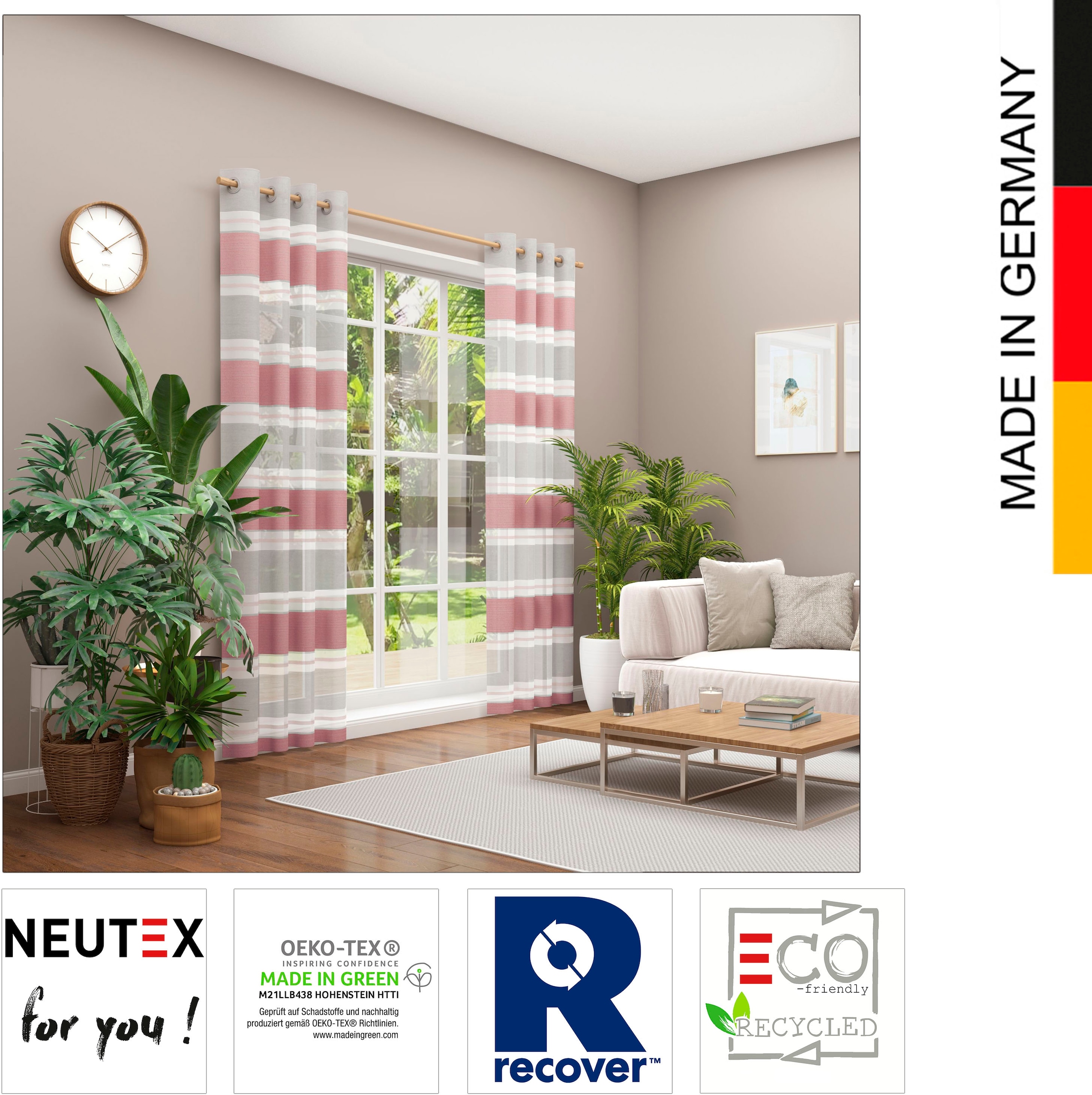 Neutex for you! Vorhang Jelmoli-Versand kaufen »Valeska St.), | (1 Eco«, Nachhaltig online