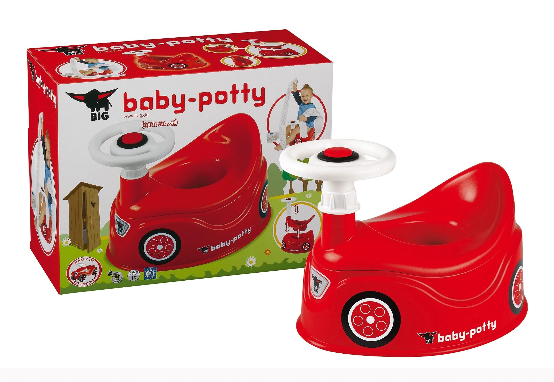 BIG Töpfchen »BIG Baby-Potty«, im BIG-Bobby-Car-Design; Made in Germany