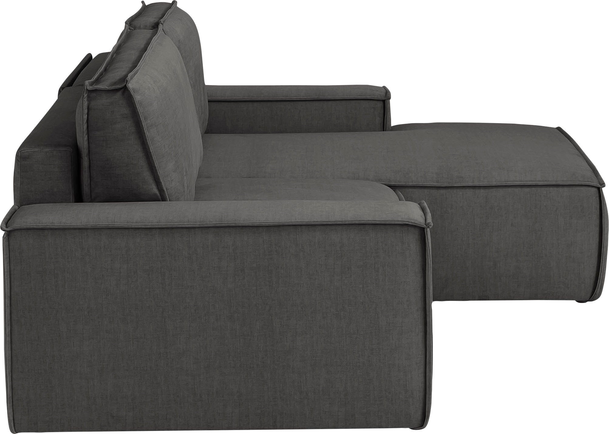 Ecksofa SHERWOOD Schlafsofa, mit Bettkasten, Cord-Bezug