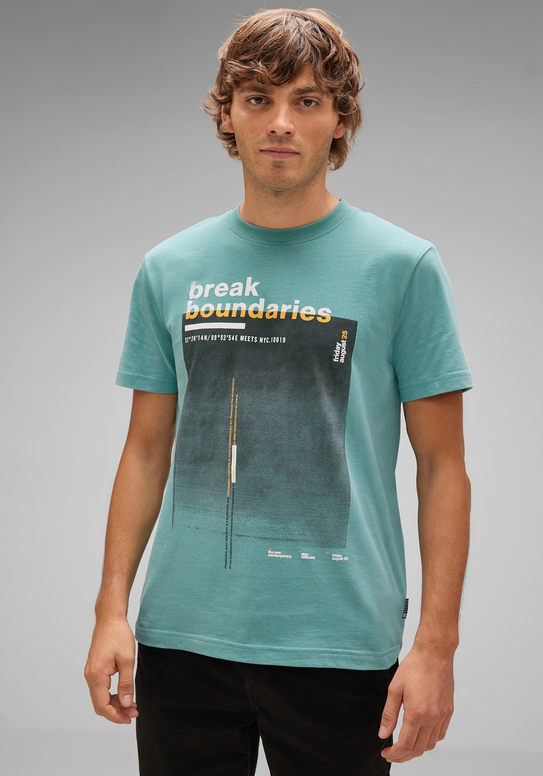 STREET ONE MEN T-Shirt, mit Jelmoli-Versand kaufen online | Frontprint
