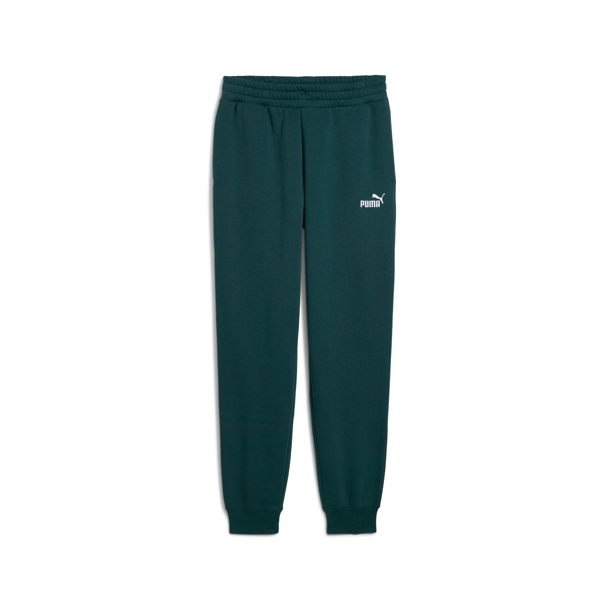 PUMA Trainingshose »ESS NO. 1 LOGO SWEATPANTS FL CL (S)« sportlicher Look, mit Eingrifftaschen, mit gerippten Bündchen