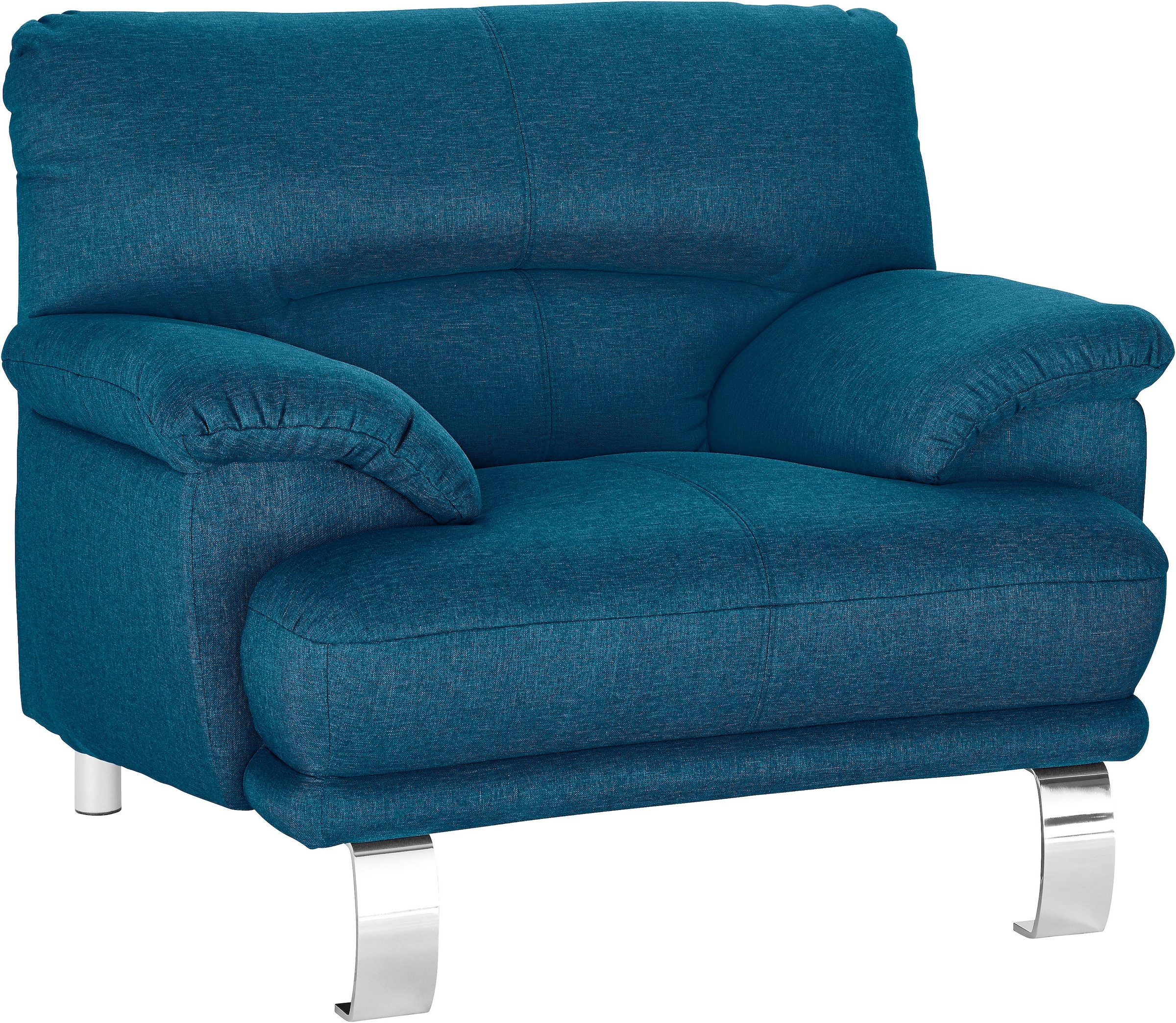 TRENDMANUFAKTUR Sessel »Cecilia II, Loungesessel in italienischem Design«, breite und bequeme Armlehnen