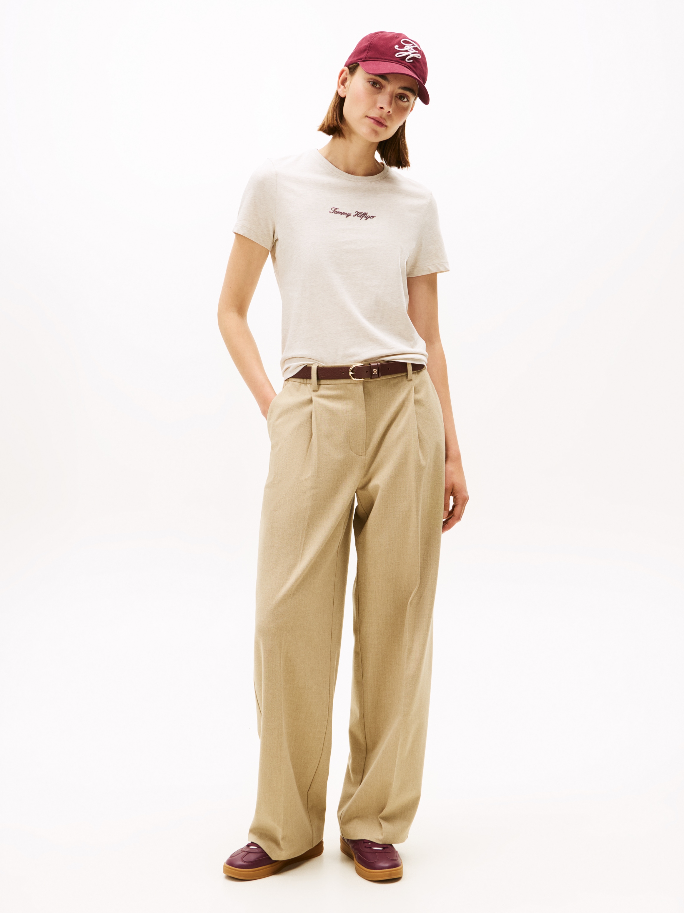 Tommy Hilfiger Kurzarmshirt »CLASSIC SCRIPT REG SS TEE«