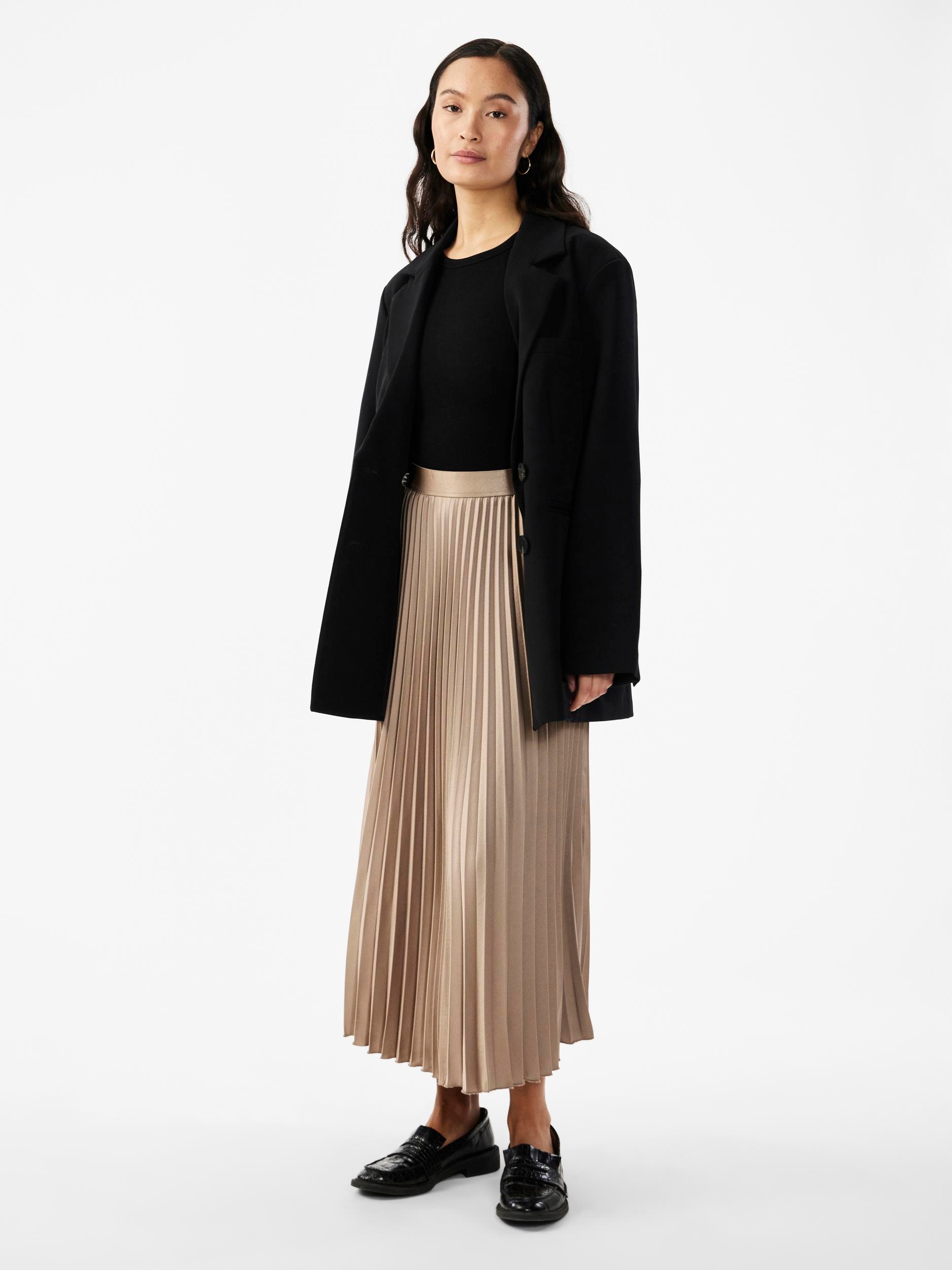 Y.A.S Plisseerock »YASCELINE HW MIDI SKIRT S. NOOS«