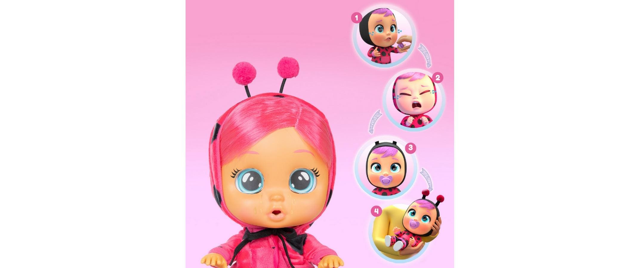 IMC TOYS Babypuppe »Cry Babies – Dressy Lady«