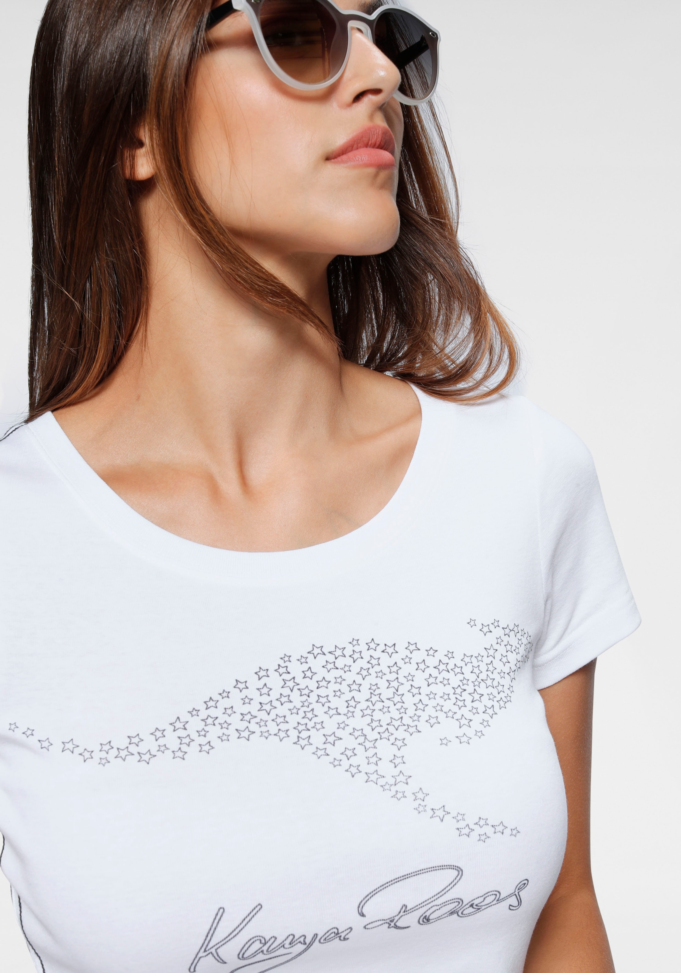 KangaROOS T-Shirt, mit grossem Jelmoli-Versand Label-Druck Schweiz bei online bestellen