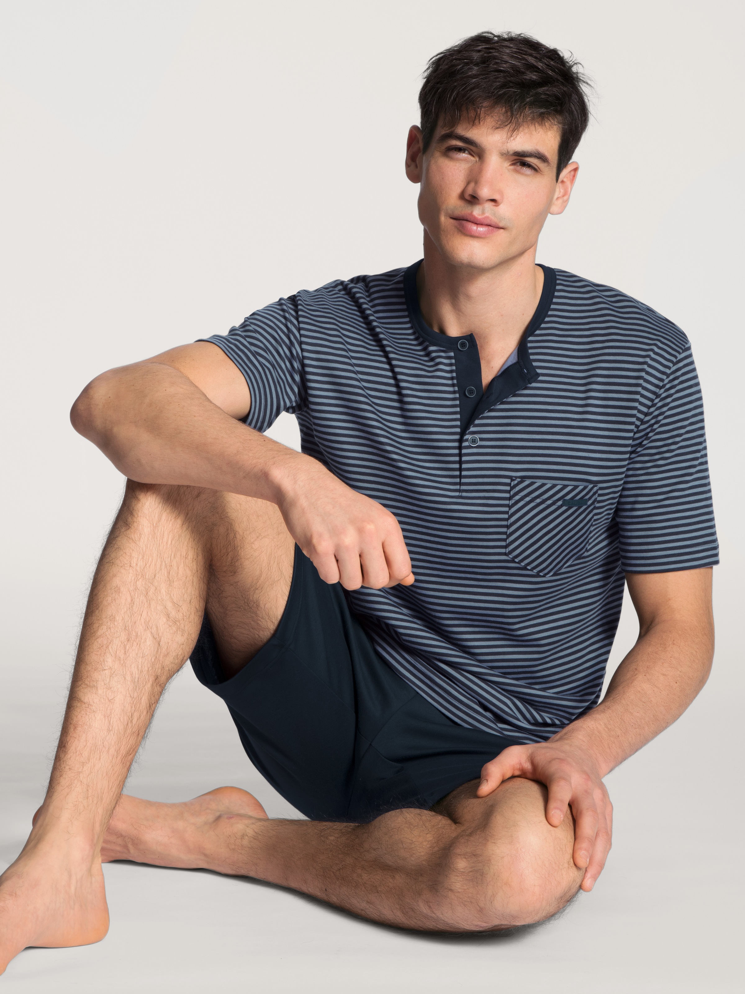 CALIDA Shorty »Relax Streamline«, (2 tlg.), mit Knopfleiste