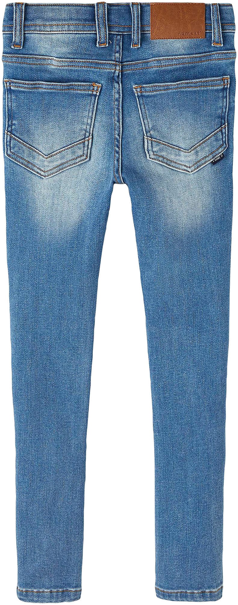 ✵ Name It Slim-fit-Jeans »NKMTHEO XSLIM JEANS 1410-UR NOOS«, mit Destroyed  Effekt günstig kaufen | Jelmoli-Versand