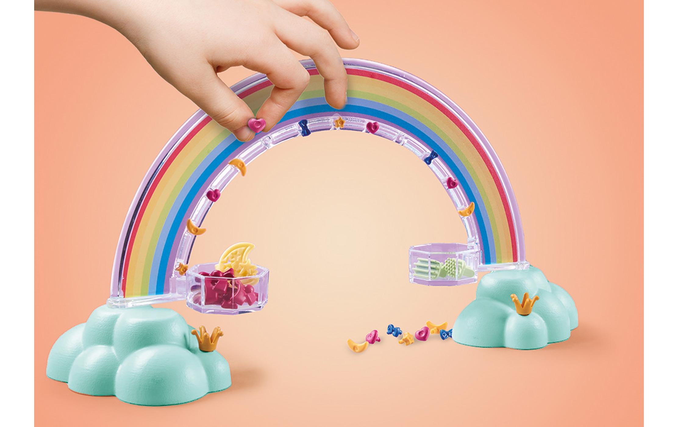 Playmobil® Spielbausteine »Princess Magic Himmlischer Pegasus mit Regenbogen 71361«, (85 St.)