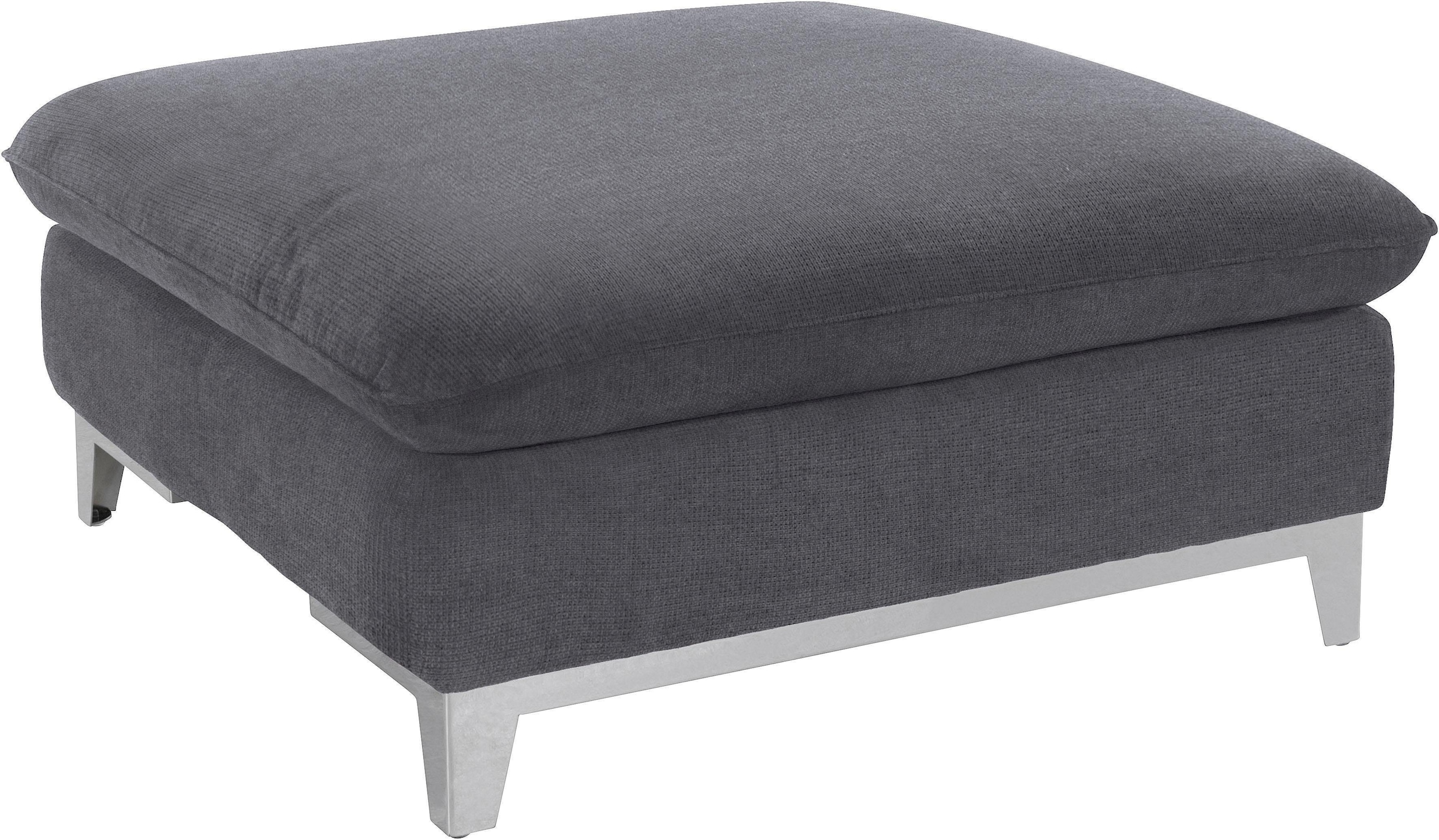 COTTA Polstergarnitur »Teresa L-Form«, (Set), Set bestehend aus: Ecksofa mit Kopfteilverstellung & Hocker
