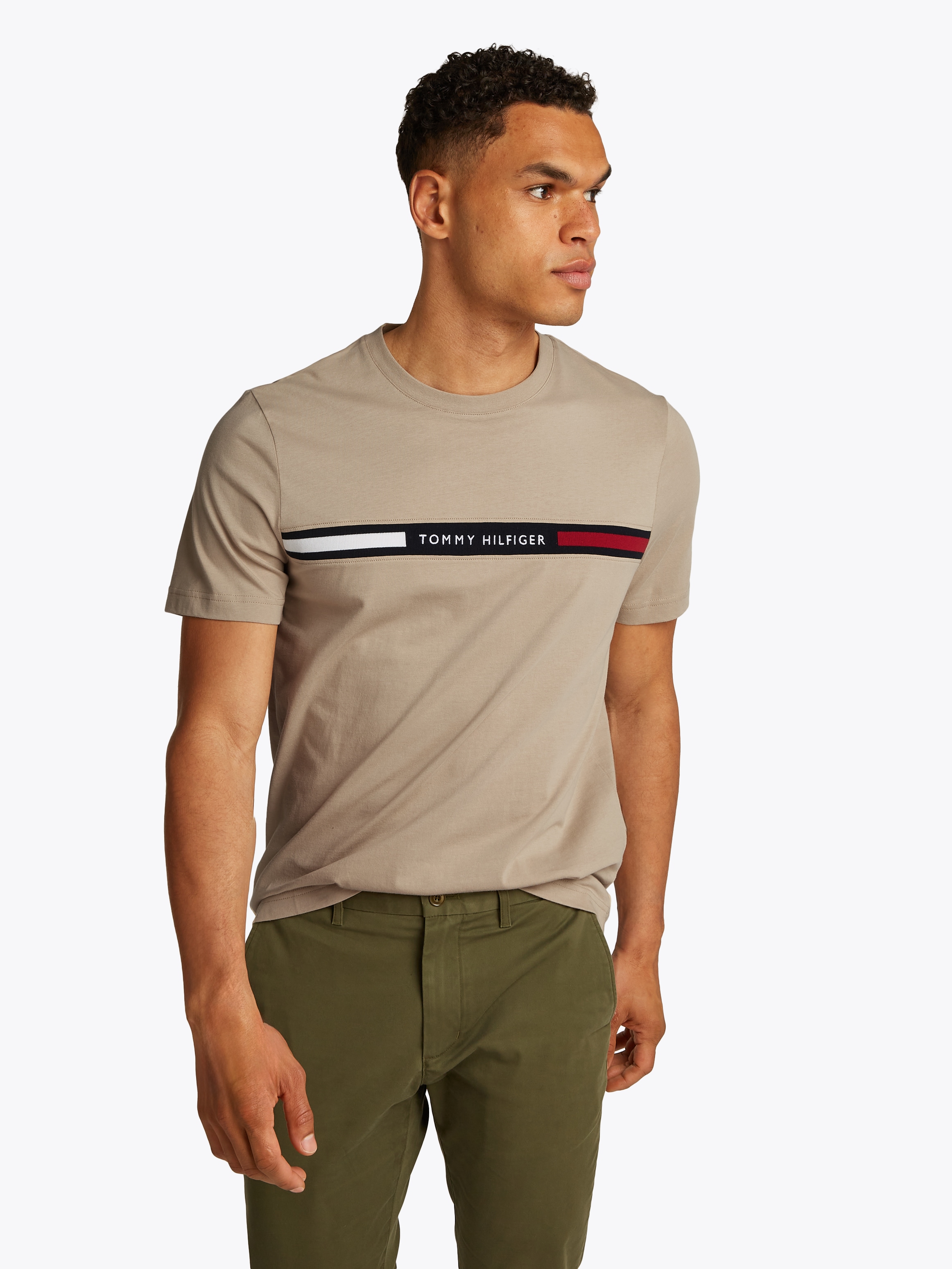 Tommy Hilfiger T-Shirt »HILFIGER CHEST INSERT TEE«