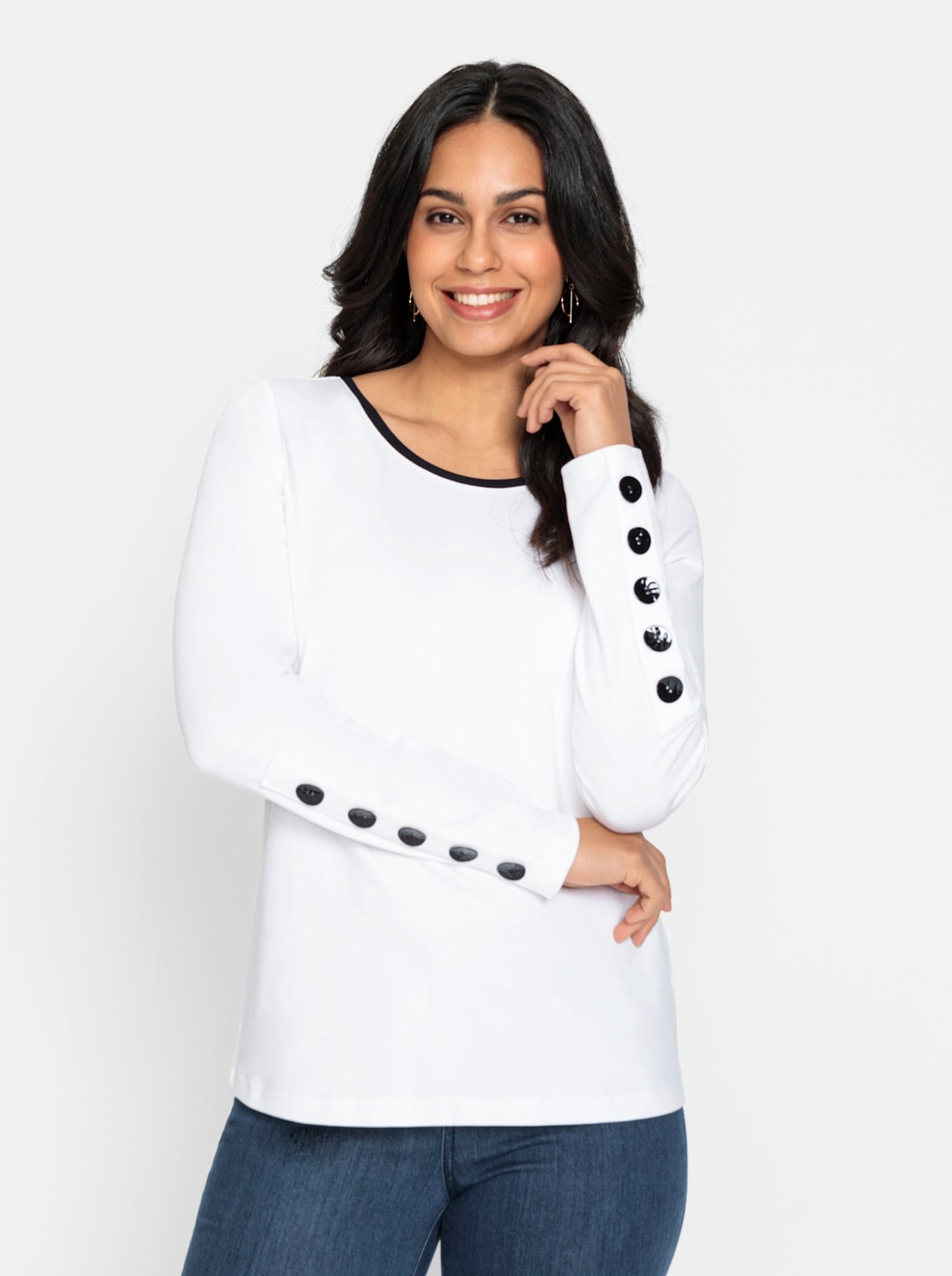 Inspirationen Rundhalsshirt »Shirt«, (1 tlg.)